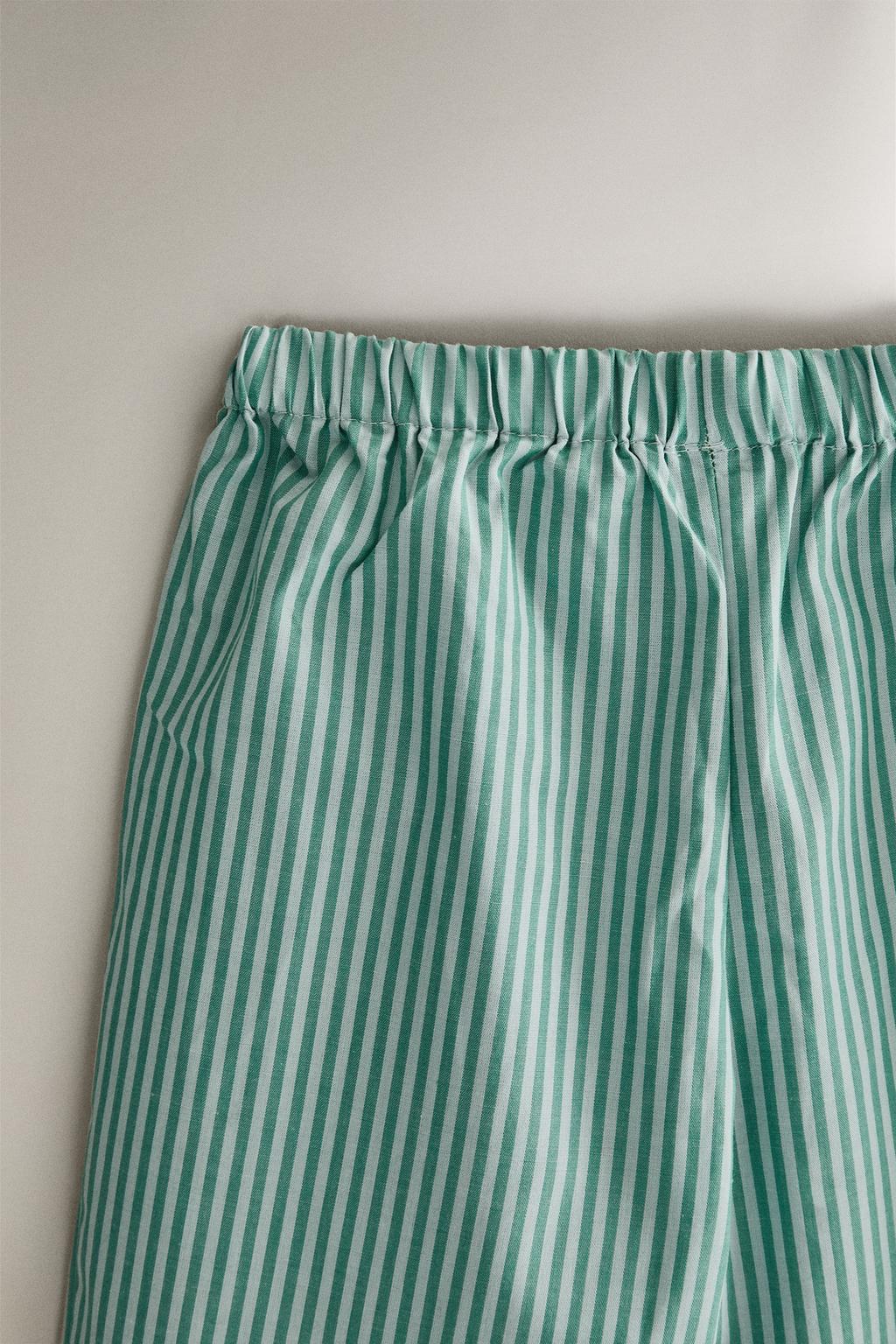 Детский пижамный комплект в полоску