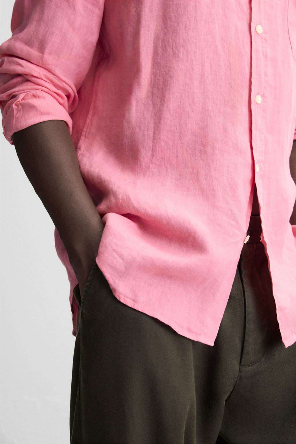 РУБАШКА ИЗ 100% ЛЬНА