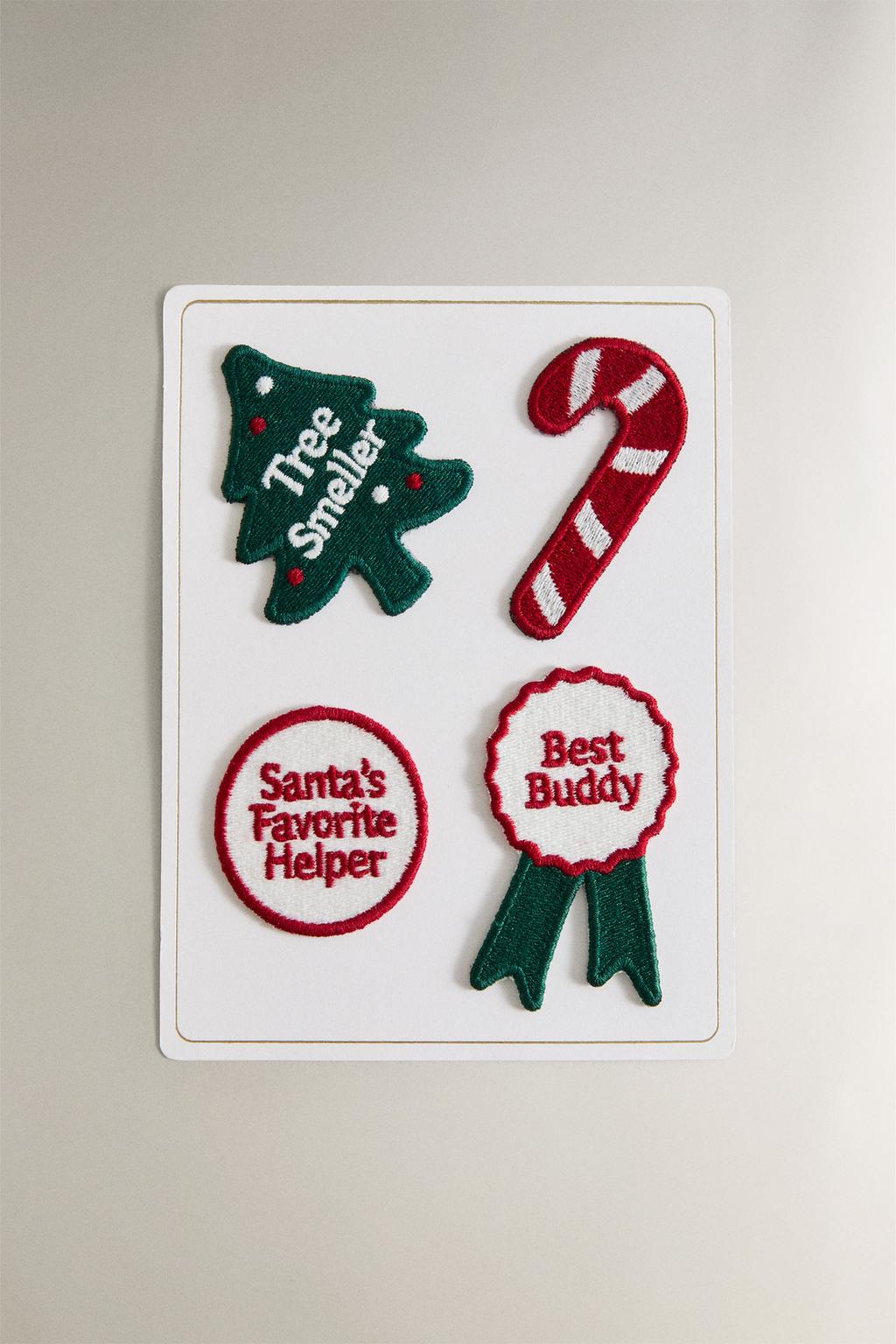 Термотерапия рождественские нашивки (набор из 4 шт.)