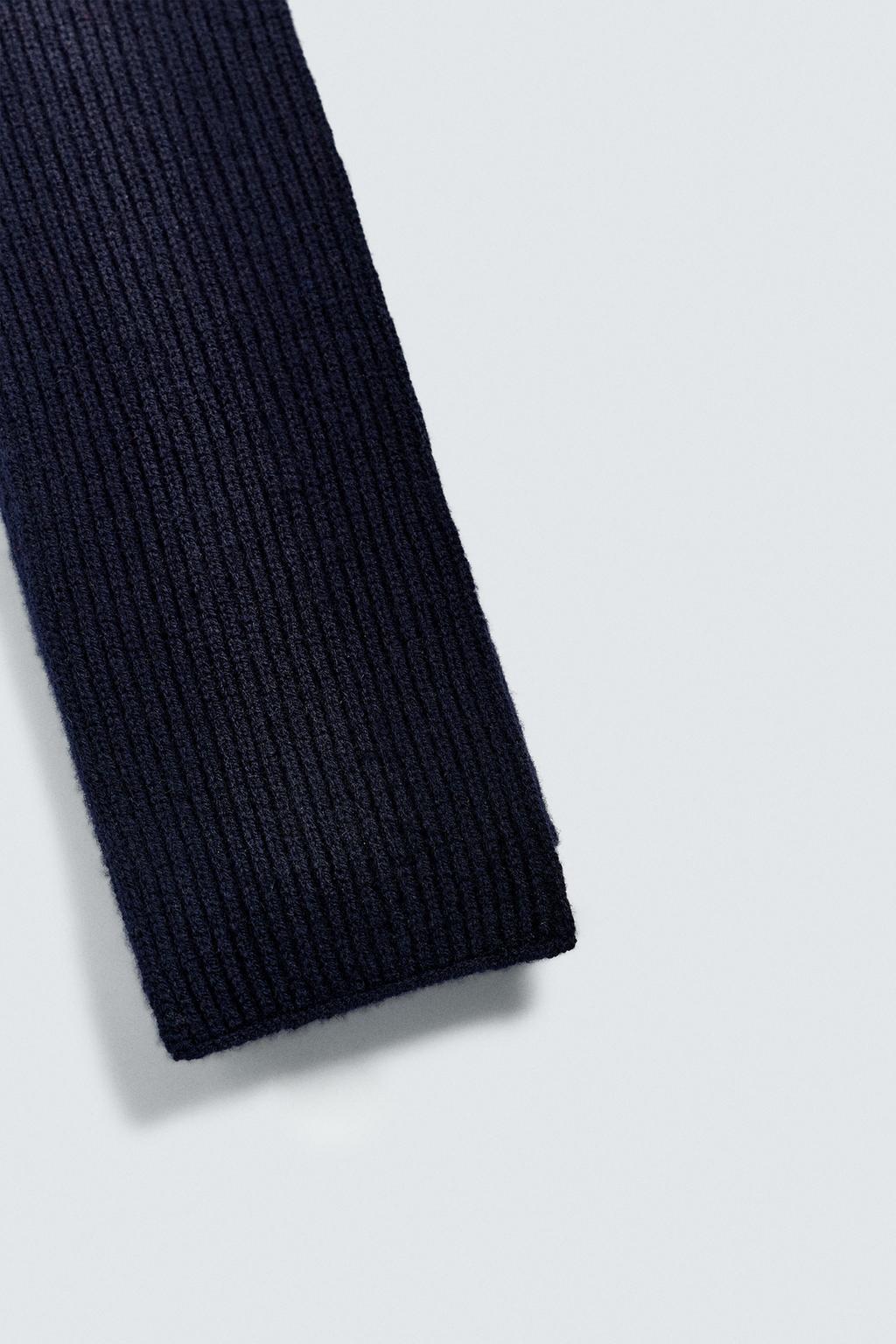 УЗКИЙ ШАРФ ИЗ СМЕСОВОЙ ШЕРСТИ