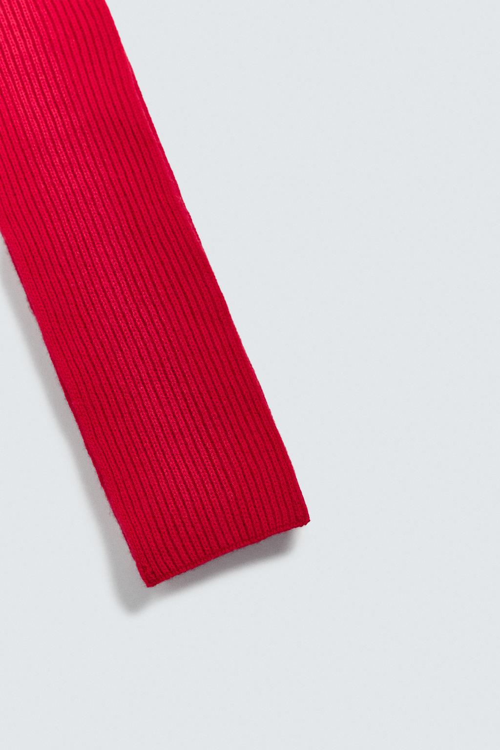 УЗКИЙ ШАРФ ИЗ СМЕСОВОЙ ШЕРСТИ