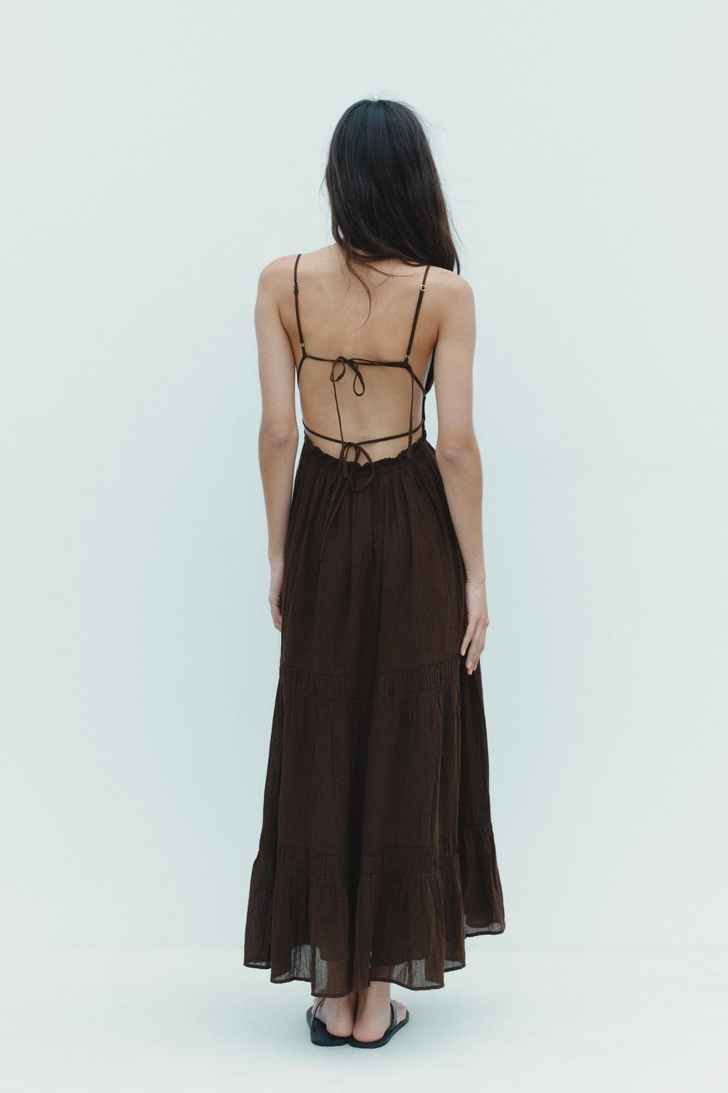 ПЛАТЬЕ МИДИ ИЗ МАРЛИ