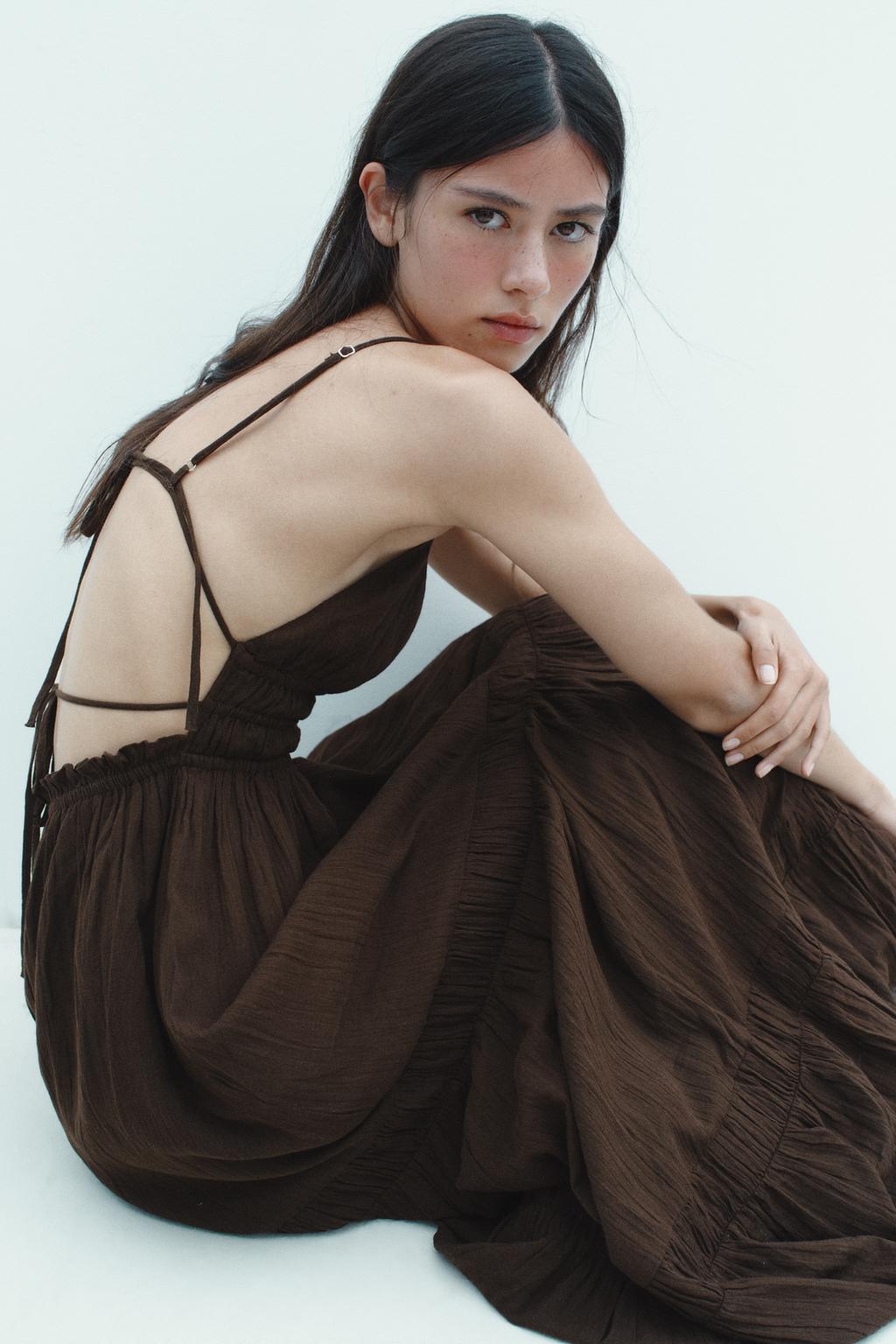 ПЛАТЬЕ МИДИ ИЗ МАРЛИ