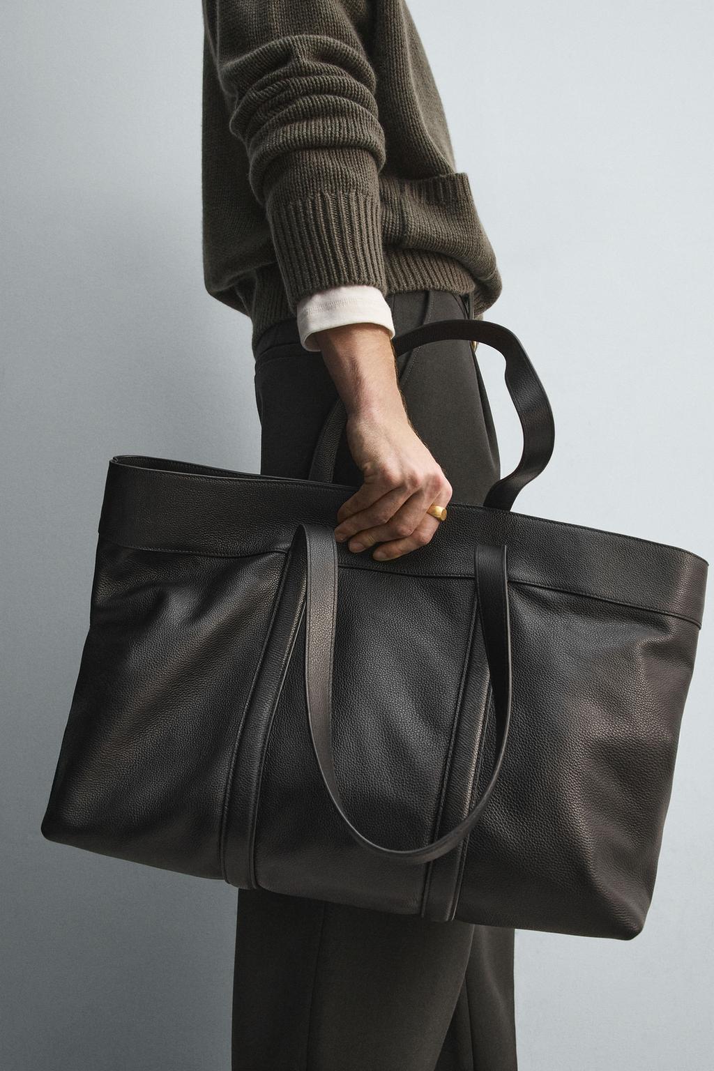 КОЖАНАЯ СУМКА-ШОПЕР - LIMITED EDITION