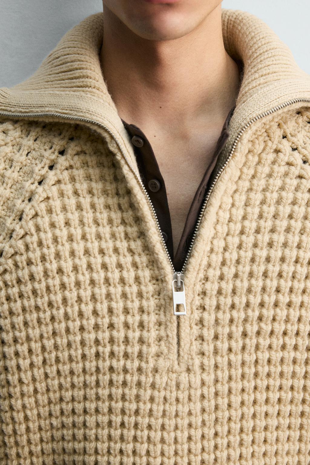 ДЖЕМПЕР ВАФЕЛЬНОЙ ВЯЗКИ LIMITED EDITION