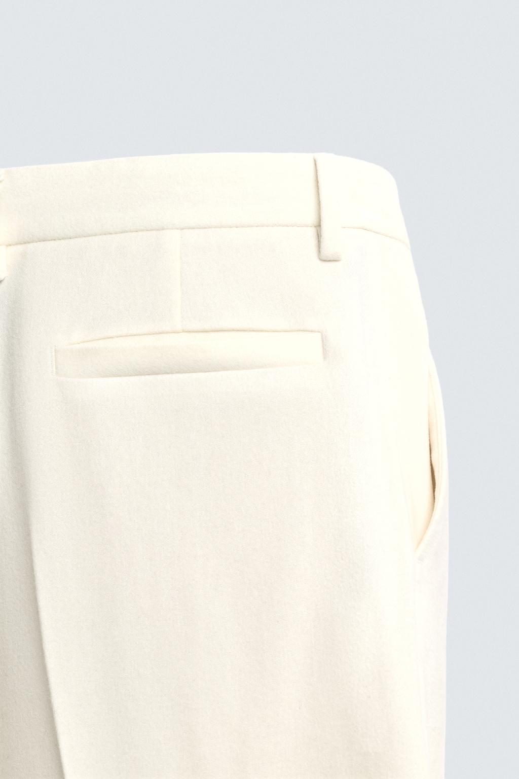 БРЮКИ ИЗ ФЛАНЕЛИ СО СКЛАДКАМИ — LIMITED EDITION