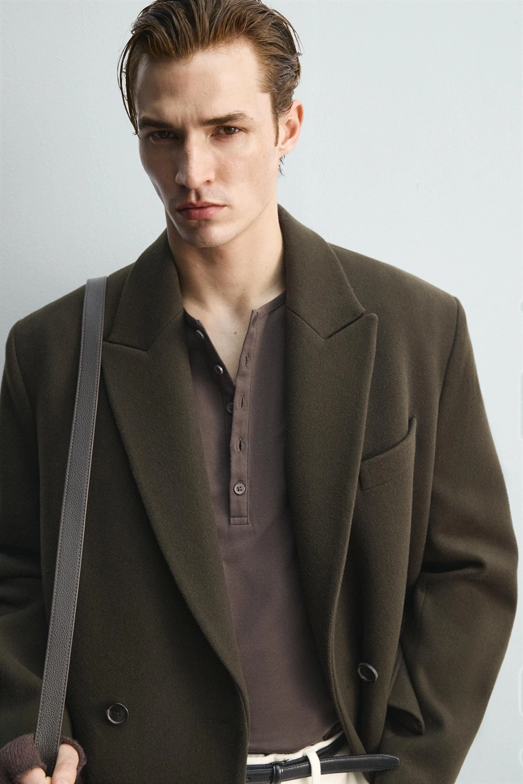 Пальто в клетку из шерсти и кашемира ограниченной коллекции