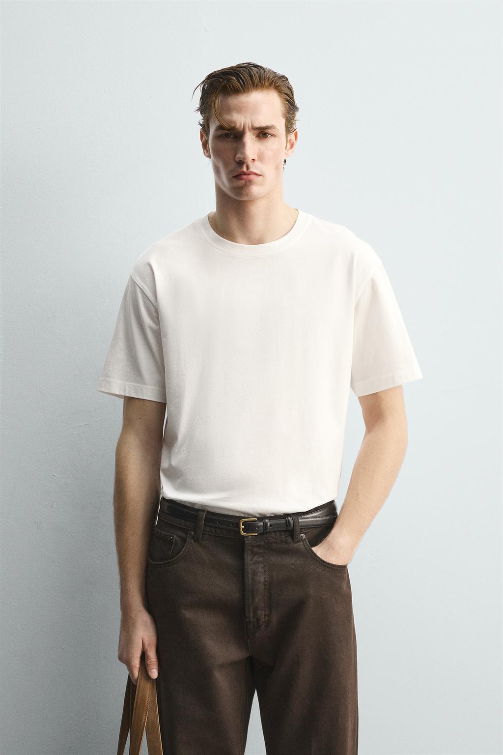 ФУТБОЛКА ИЗ МЕРСЕРИЗОВАННОГО ХЛОПКА С КОРОТКИМИ РУКАВАМИ - LIMITED EDITION