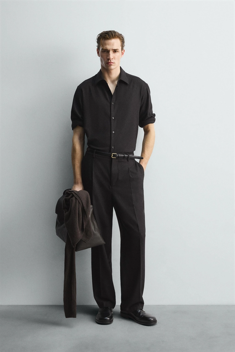 Рубашка из ограниченной коллекции из шерстяного микса