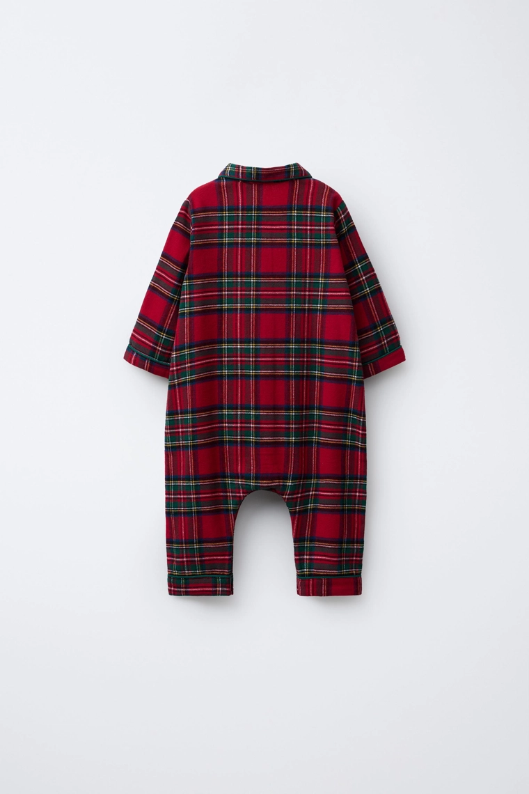 КОМБИНЕЗОН ИЗ ФЛАНЕЛИ В КЛЕТКУ