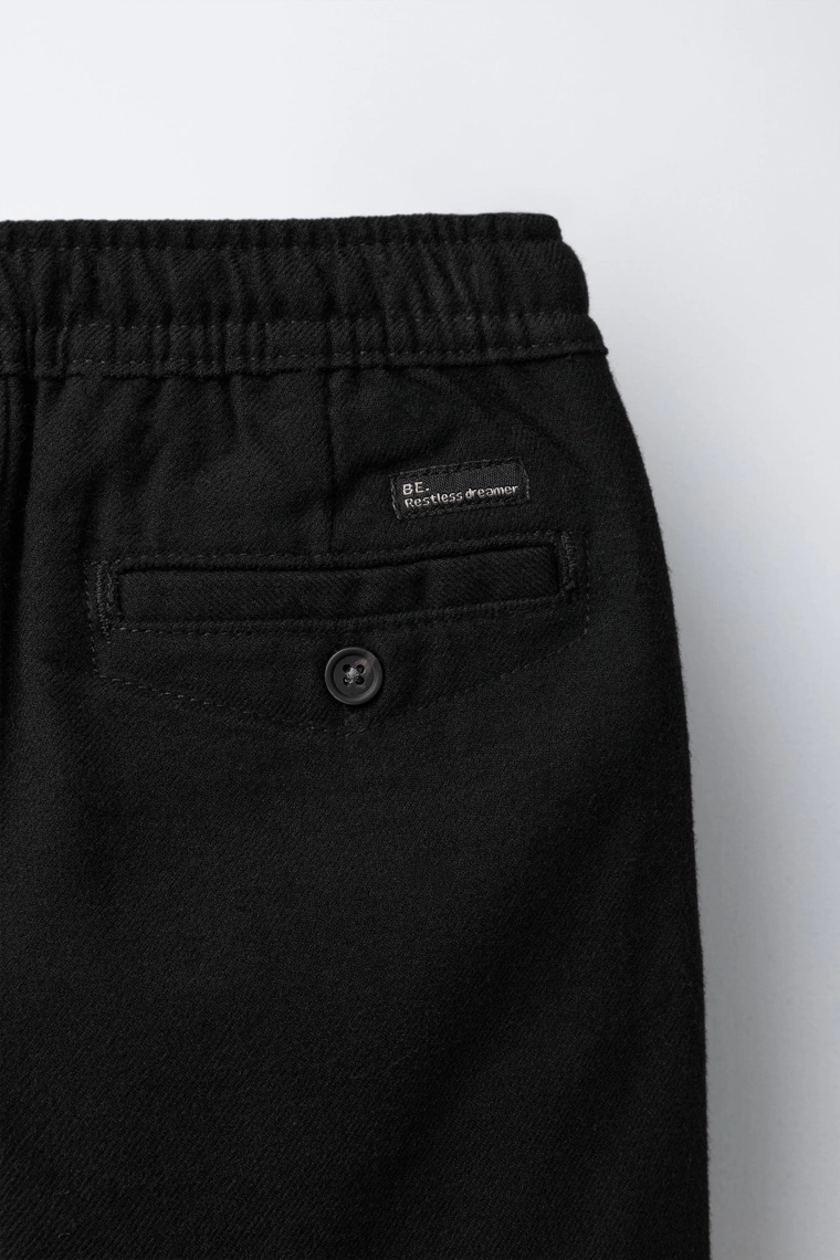 БРЮКИ ЧИНОС ИЗ МЯГКОЙ ТКАНИ