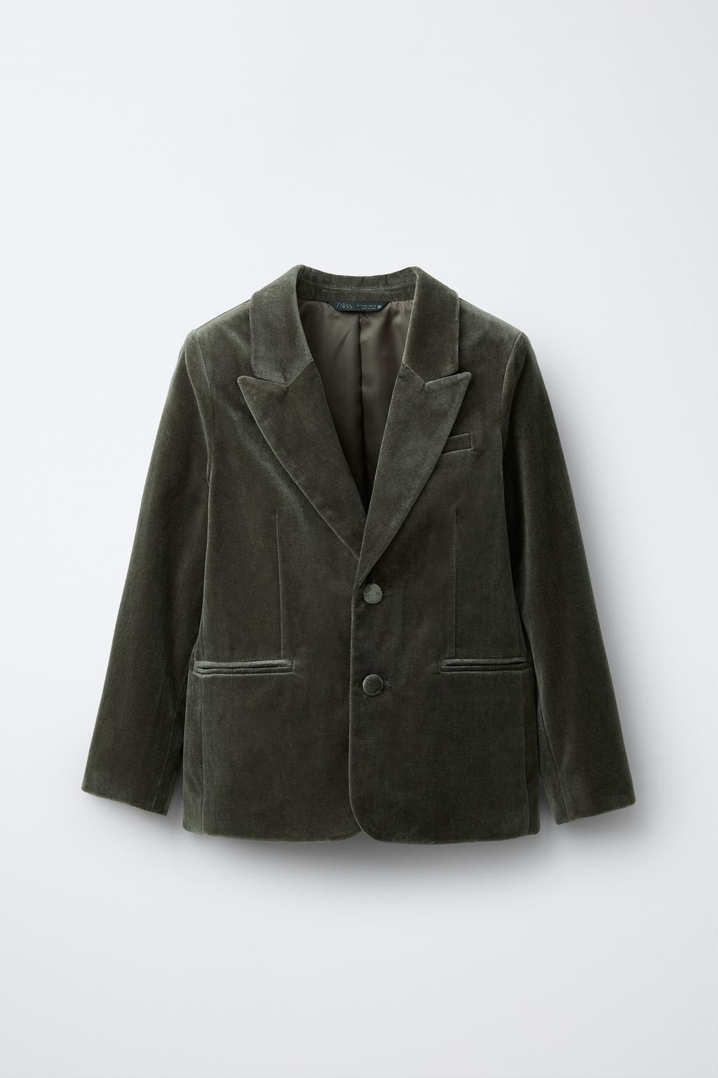 КОСТЮМНЫЙ БЛЕЙЗЕР ИЗ БАРХАТА