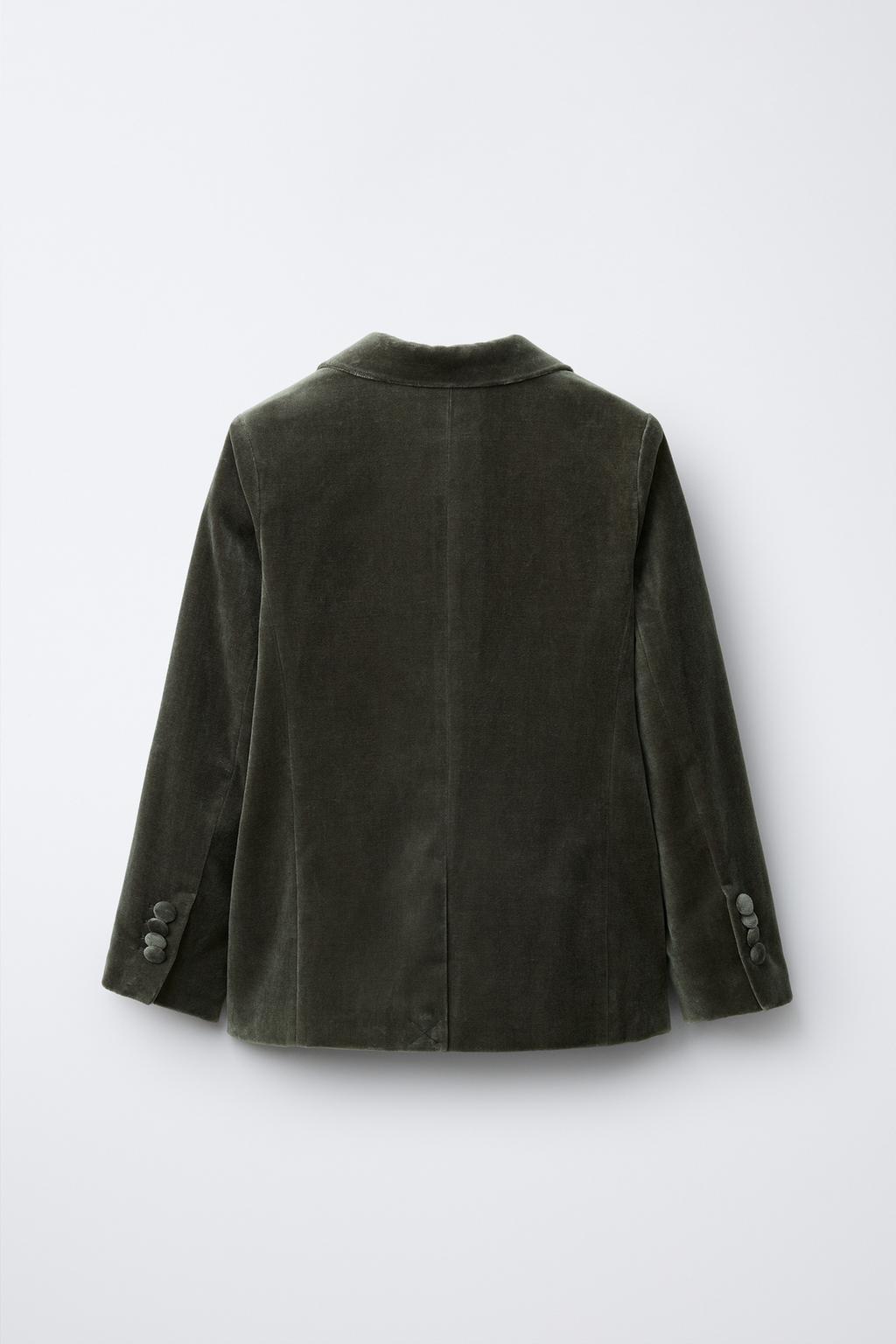 КОСТЮМНЫЙ БЛЕЙЗЕР ИЗ БАРХАТА