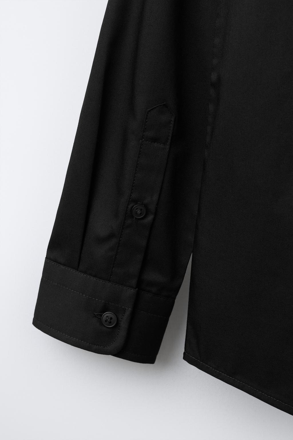 ОДНОТОННАЯ РУБАШКА СТРЕЙЧ