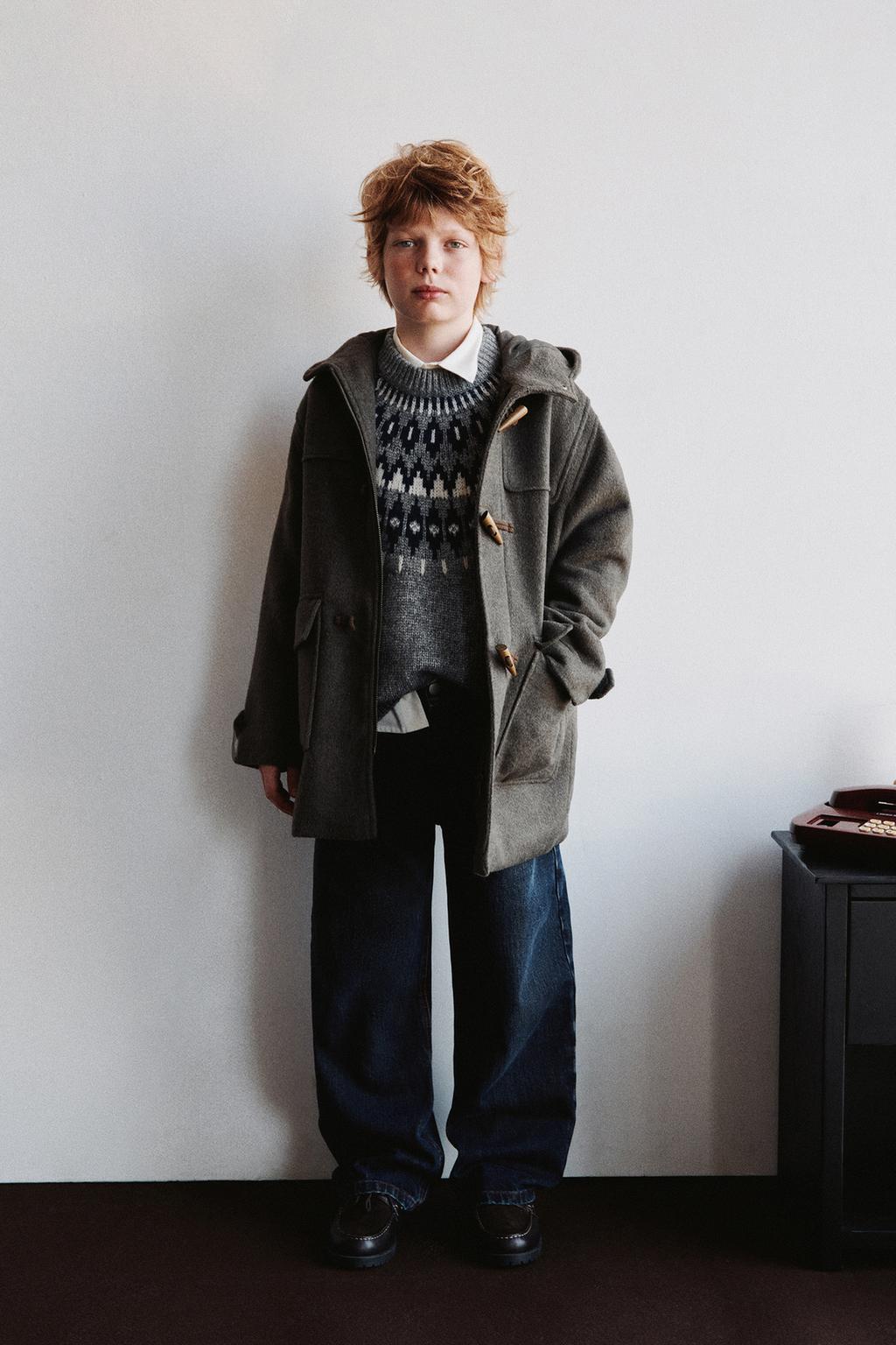 ДАФЛКОТ ИЗ ШЕРСТЯНОЙ ТКАНИ