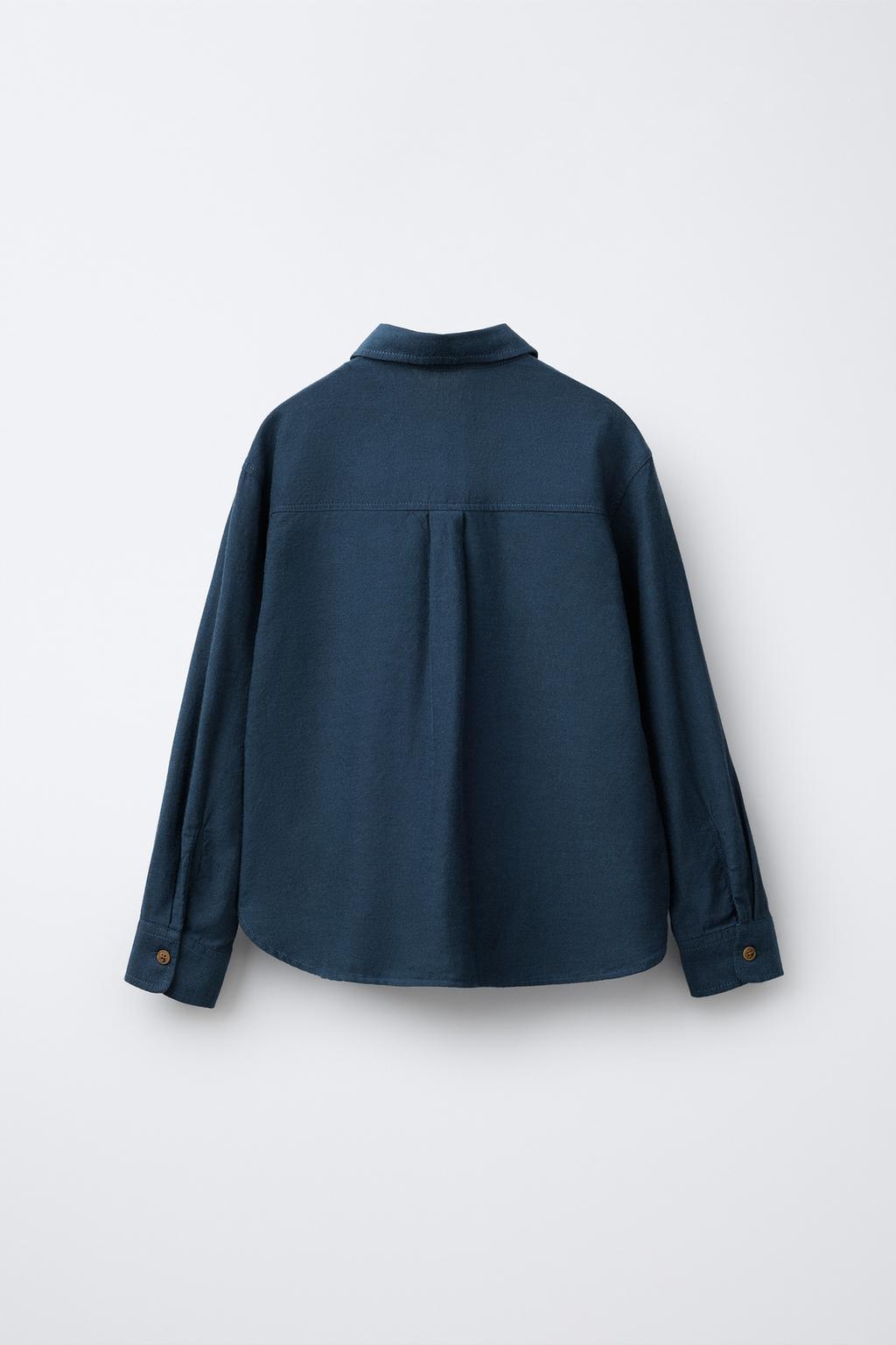 ФЛАНЕЛЕВАЯ РУБАШКА С КАРМАНОМ