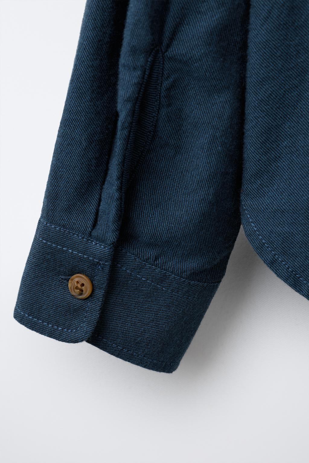 ФЛАНЕЛЕВАЯ РУБАШКА С КАРМАНОМ