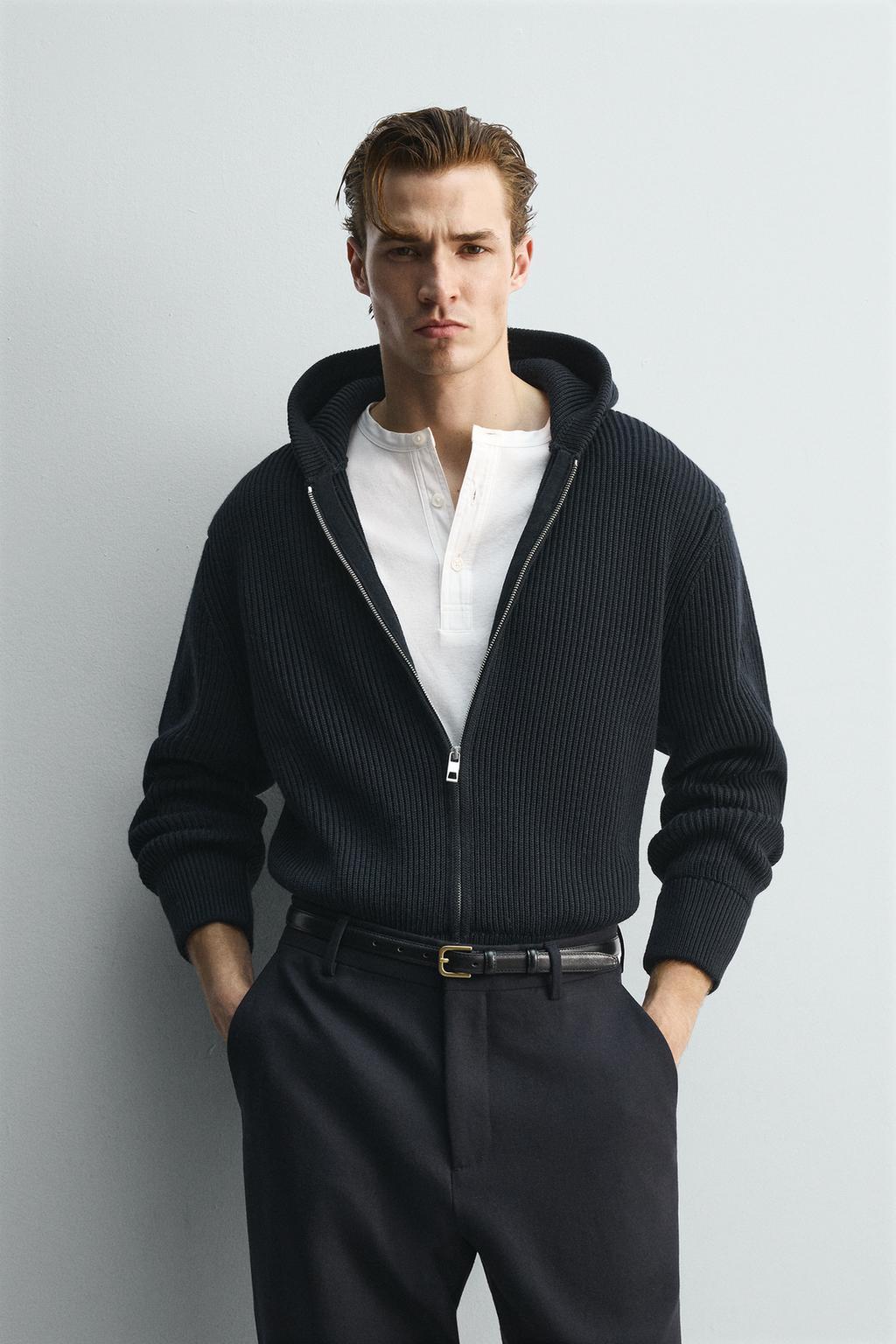 УКОРОЧЕННЫЙ КАРДИГАН С КАПЮШОНОМ — LIMITED EDITION