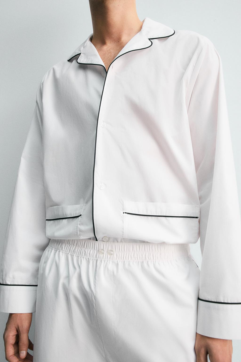 ПИЖАМНЫЙ КОМПЛЕКТ С КОНТРАСТНОЙ ОТДЕЛКОЙ, ОГРАНИЧЕННАЯ СЕРИЯ