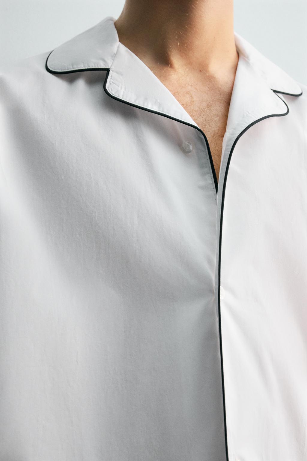 ПИЖАМНЫЙ КОМПЛЕКТ С КОНТРАСТНОЙ ОТДЕЛКОЙ, ОГРАНИЧЕННАЯ СЕРИЯ