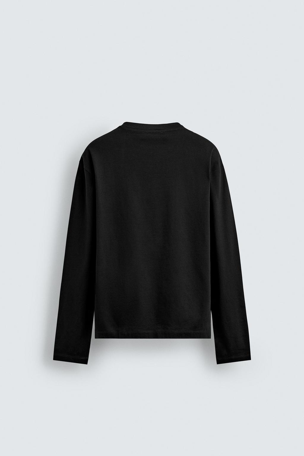 МЕРСЕРИЗОВАННАЯ ФУТБОЛКА С ДЛИННЫМИ РУКАВАМИ — LIMITED EDITION