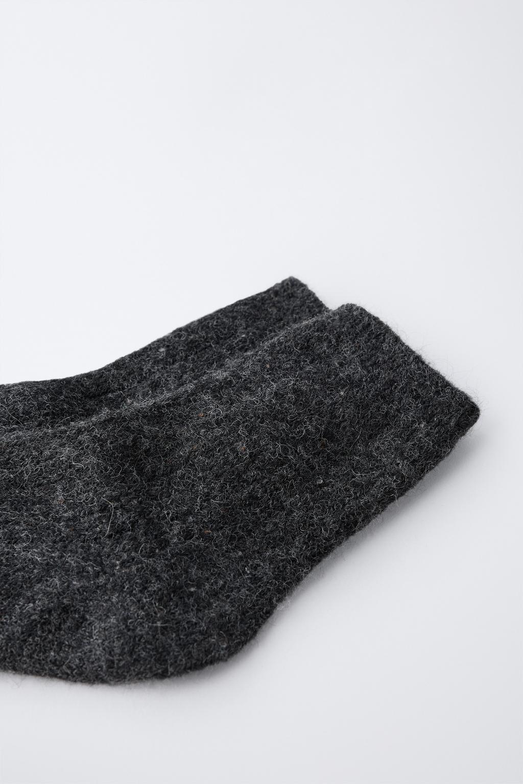 Носки с пуговицами из шерсти 15%