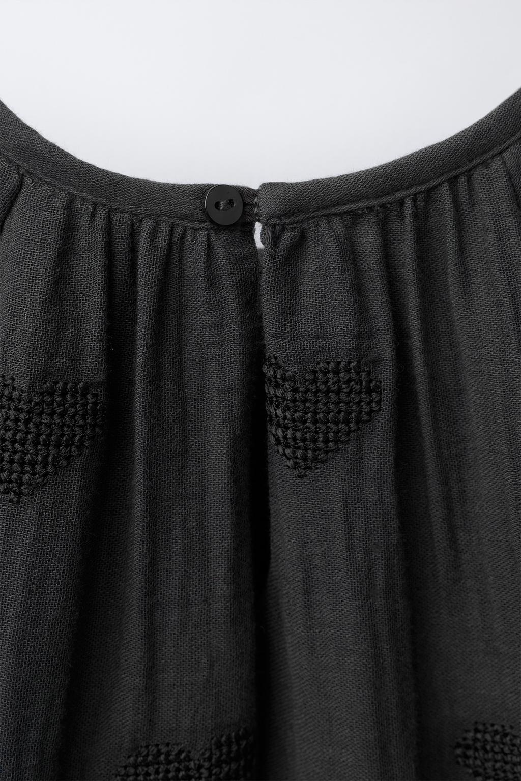 ПЛАТЬЕ С ВЫШИВКОЙ «СЕРДЕЧКИ»