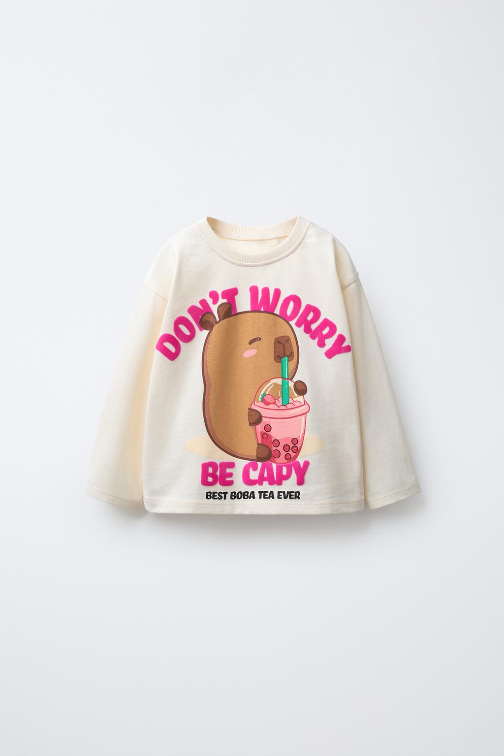 ФУТБОЛКА С ПРИНТОМ CAPIBARA CAPYFUN ©