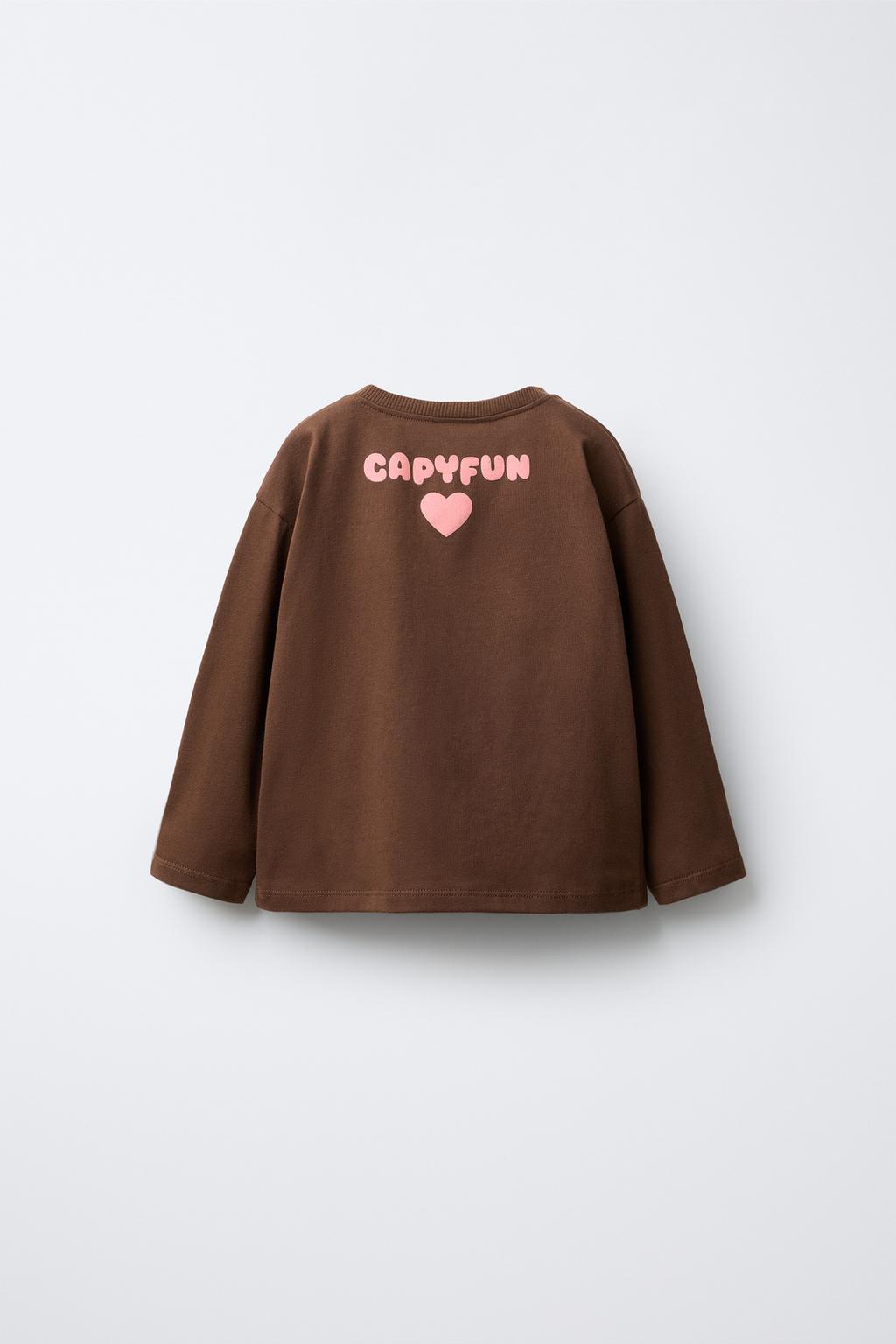 ЛОНГСЛИВ С ПРИНТОМ CAPIBARA CAPYFUN ©