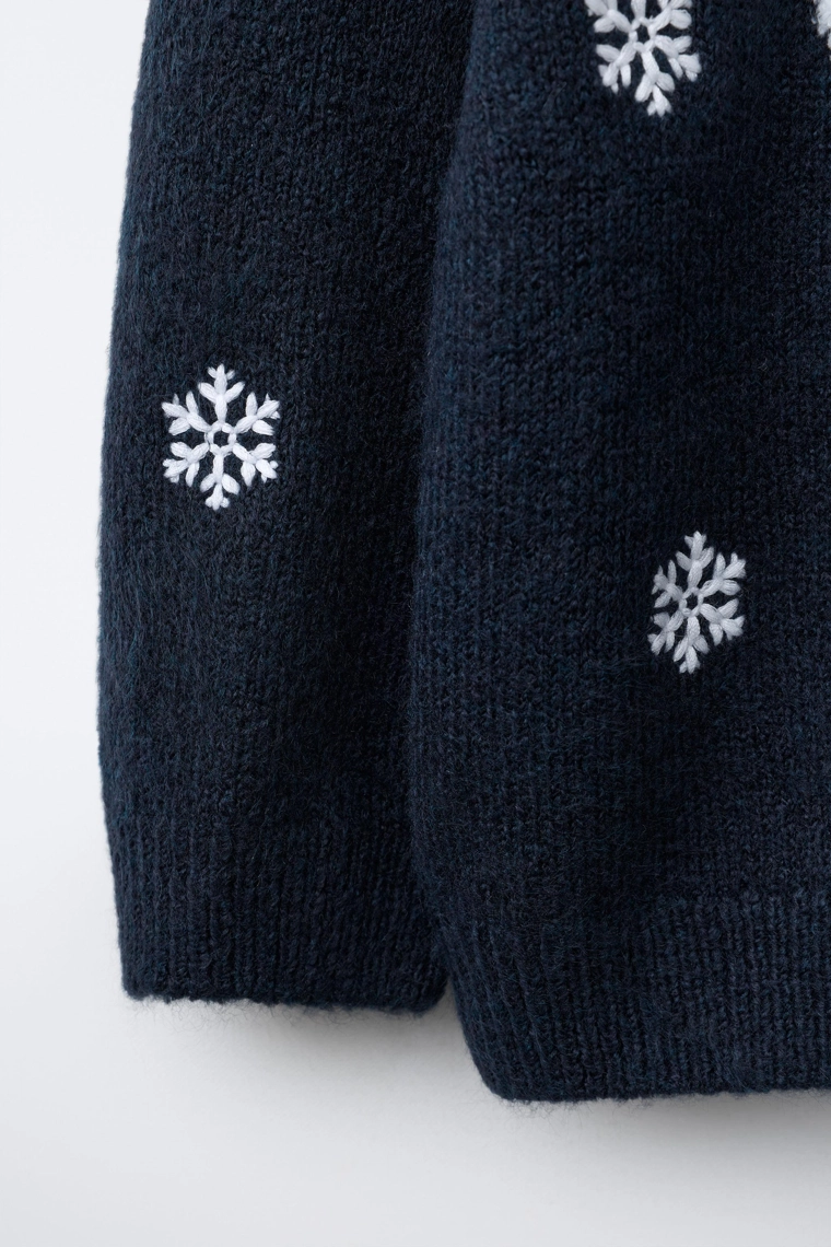 ВЯЗАНЫЙ ДЖЕМПЕР «САНТА КЛАУС»