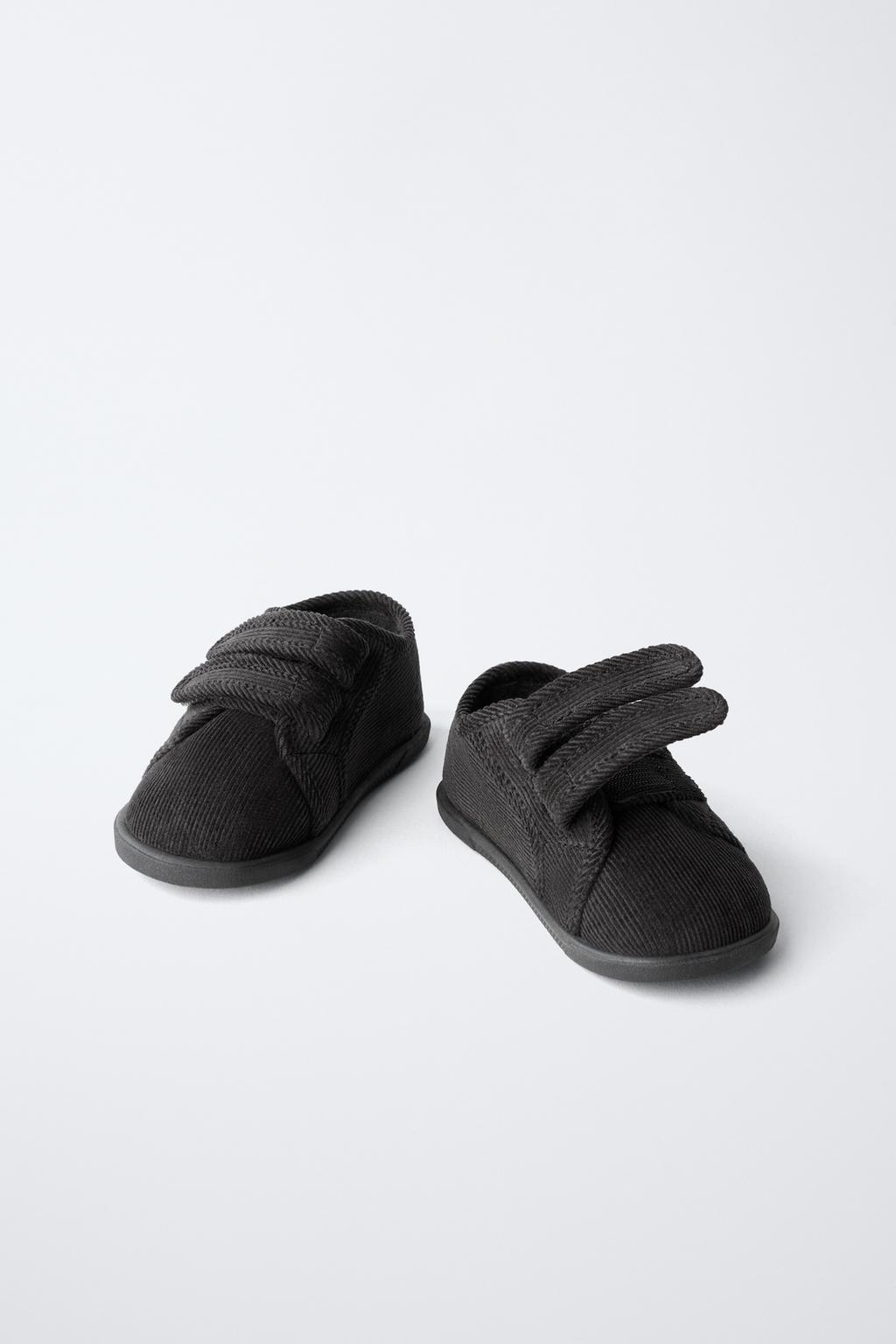 Ботинки без пятки из вельвета