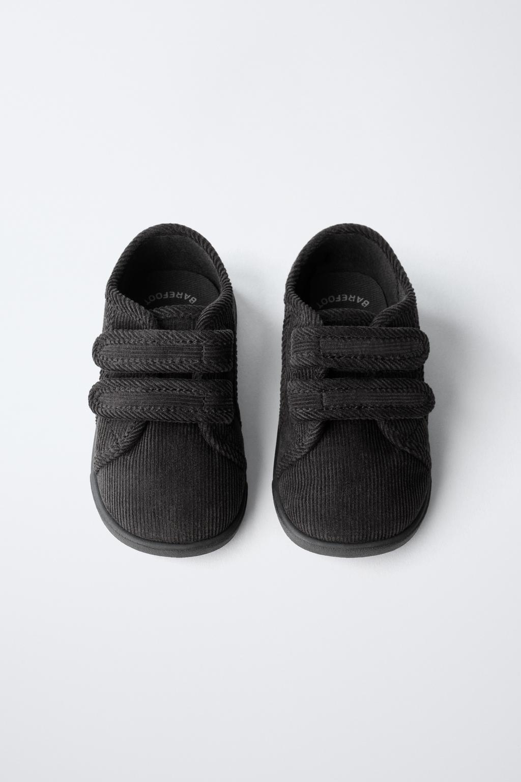 Ботинки без пятки из вельвета