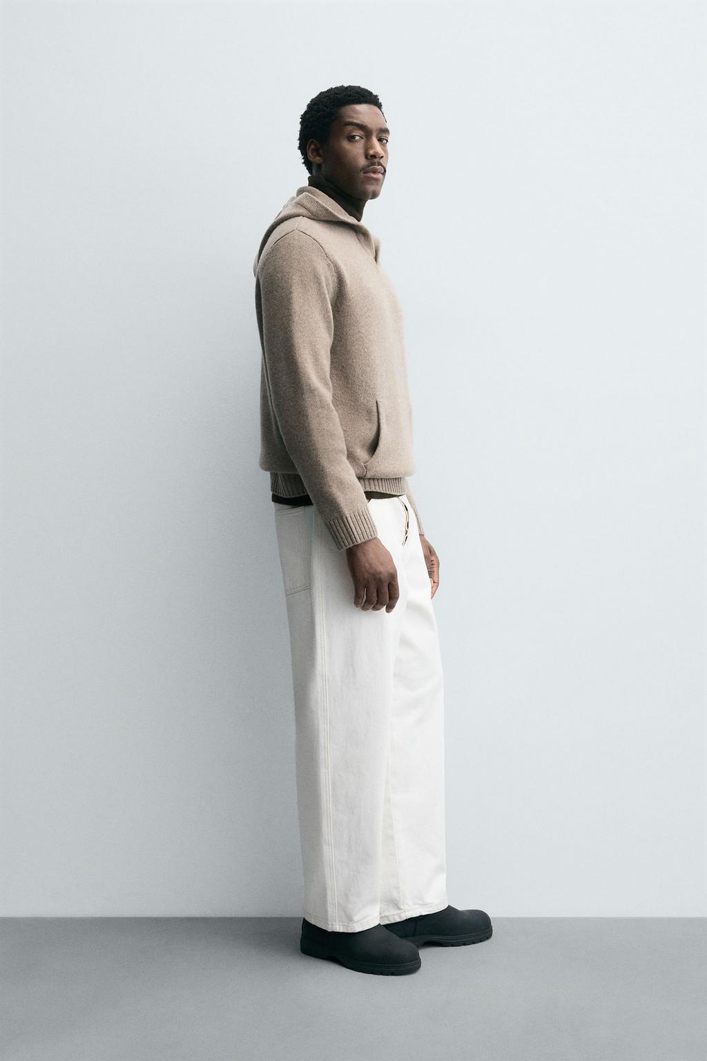 ТОЛСТОВКА ИЗ 100% ШЕРСТИ С КАПЮШОНОМ