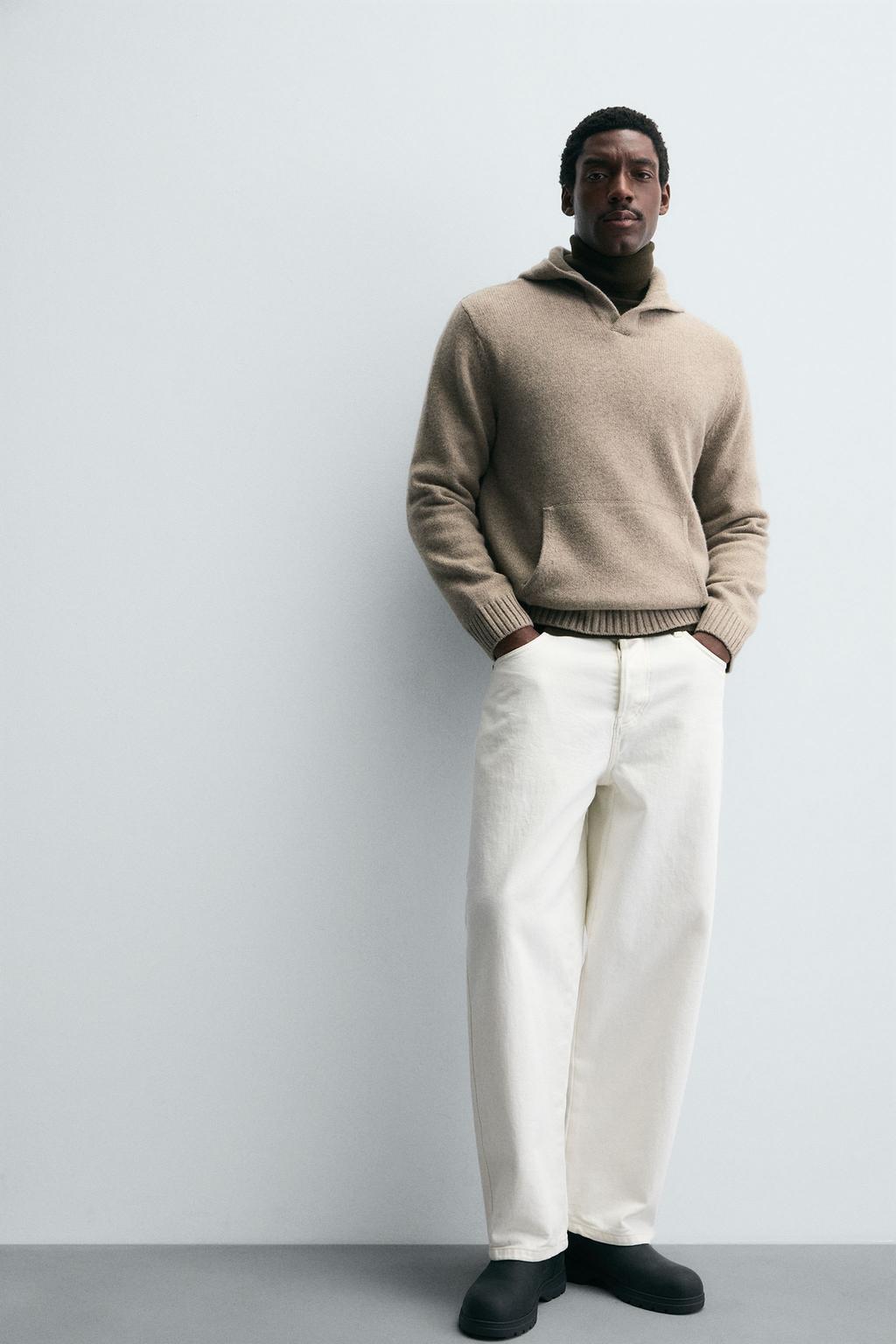 ТОЛСТОВКА ИЗ 100% ШЕРСТИ С КАПЮШОНОМ