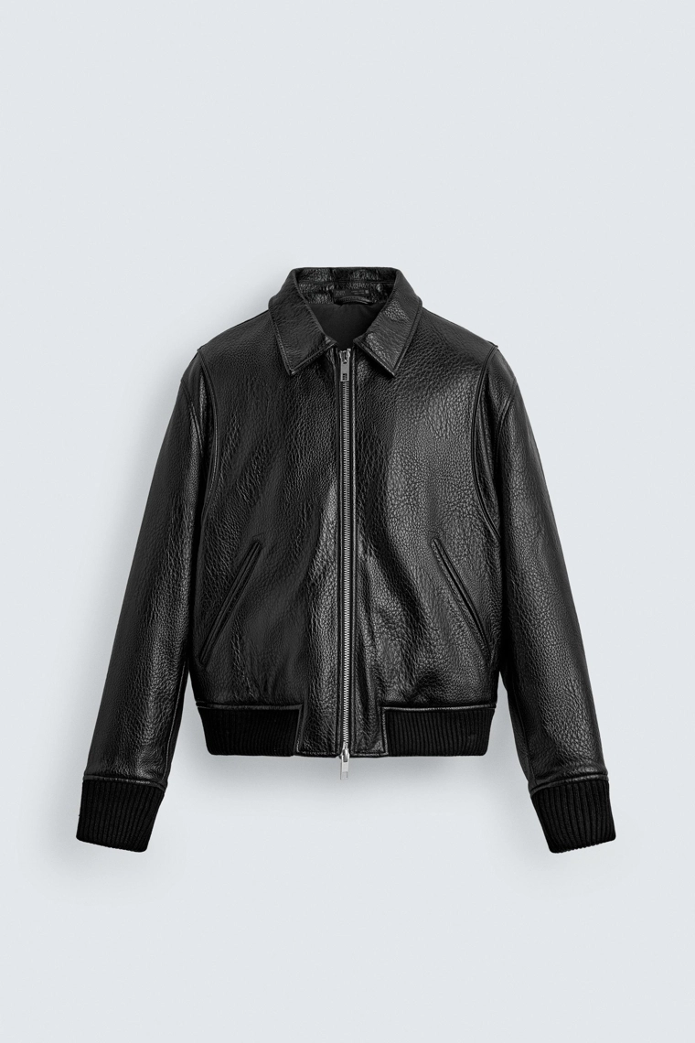 СТЕГАНАЯ КУРТКА ИЗ ИСКУССТВЕННОЙ КОЖИ