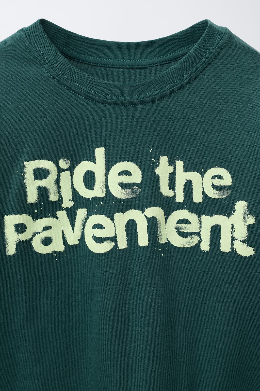 ФУТБОЛКА С ТЕКСТОВЫМ ПРИНТОМ