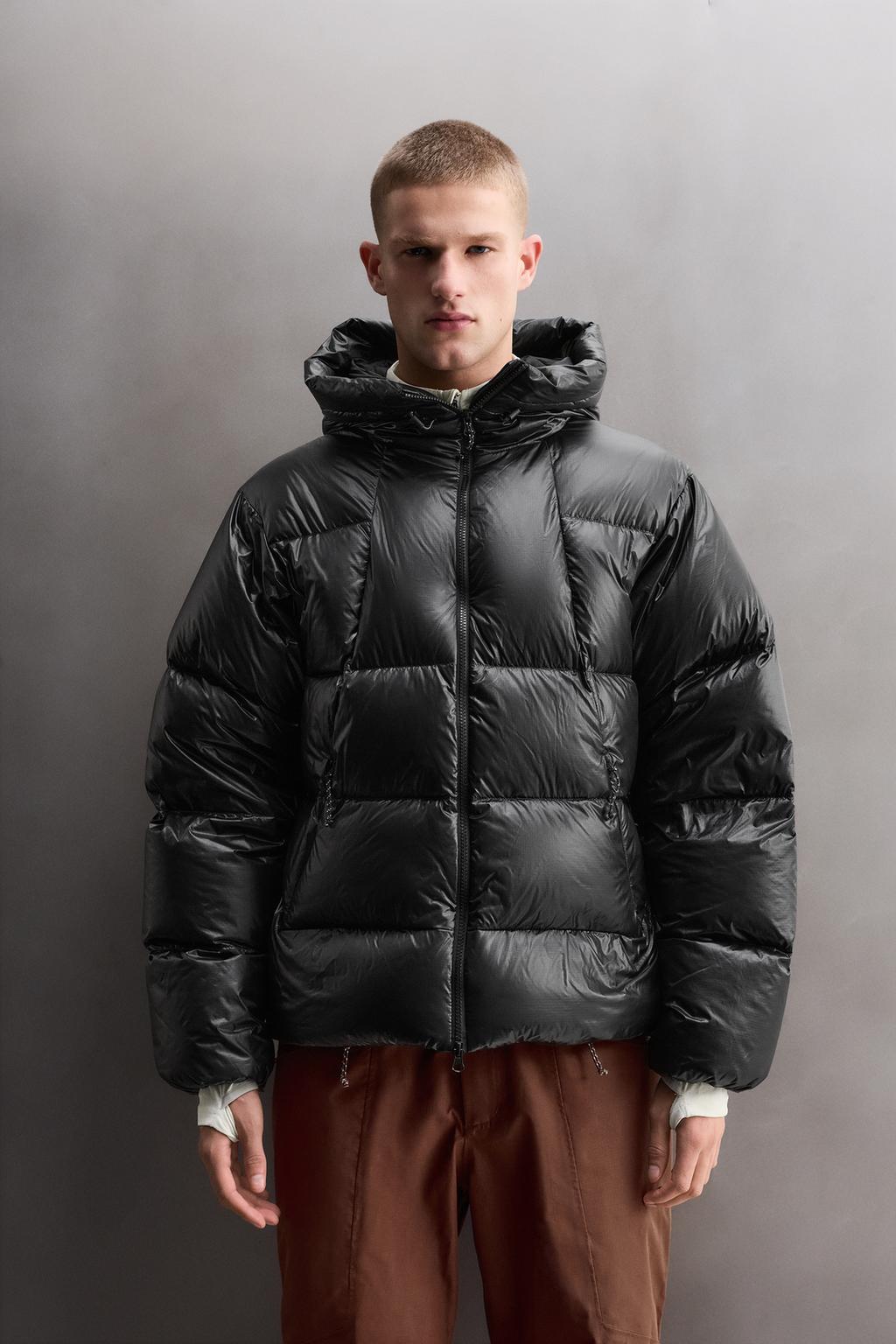 СТЕГАНАЯ КУРТКА С НАПОЛНИТЕЛЕМ ИЗ 100% ПЕРА