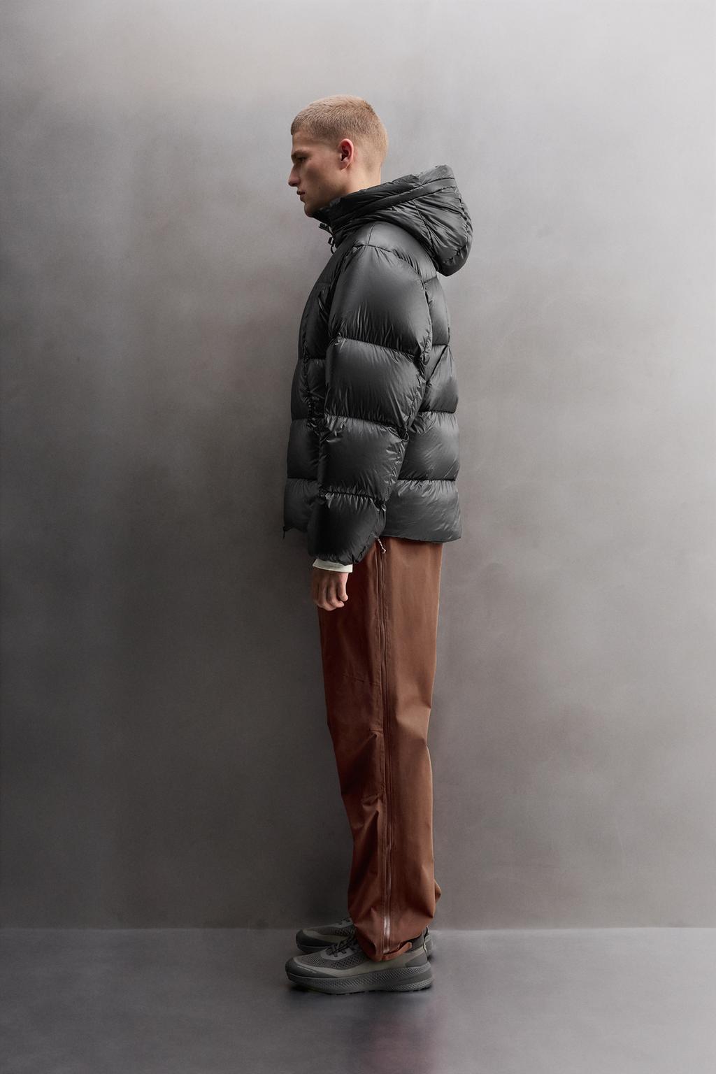 СТЕГАНАЯ КУРТКА С НАПОЛНИТЕЛЕМ ИЗ 100% ПЕРА