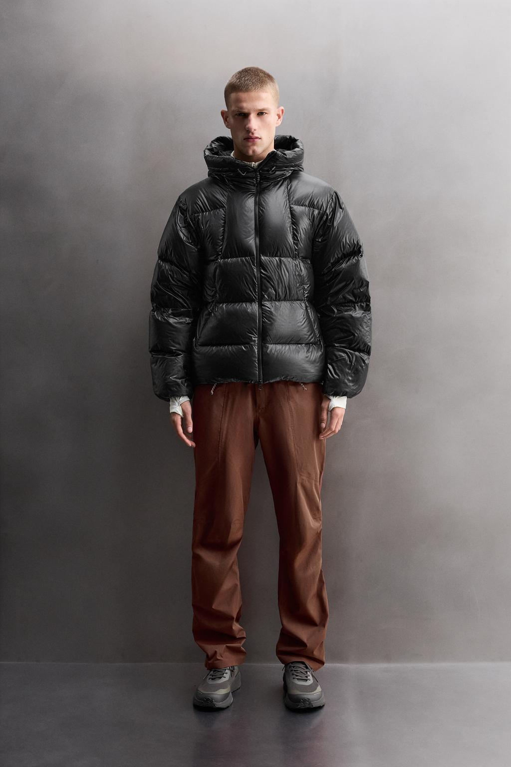 СТЕГАНАЯ КУРТКА С НАПОЛНИТЕЛЕМ ИЗ 100% ПЕРА