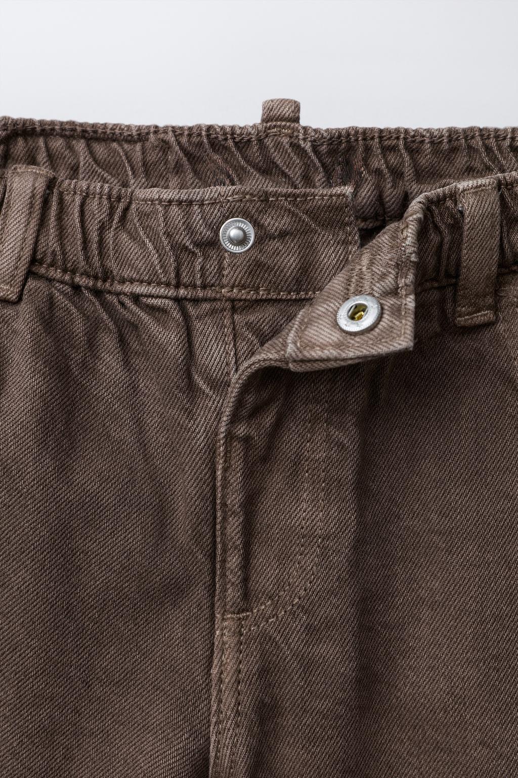 БРЮКИ BAGGY ИЗ ТВИЛА