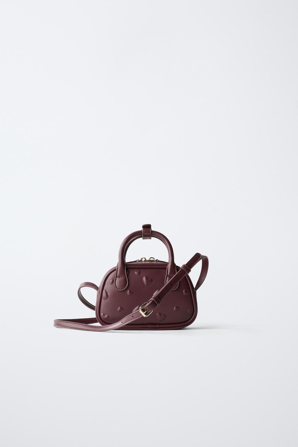 МИНИ-СУМКА-БОУЛИНГ С СЕРДЕЧКАМИ