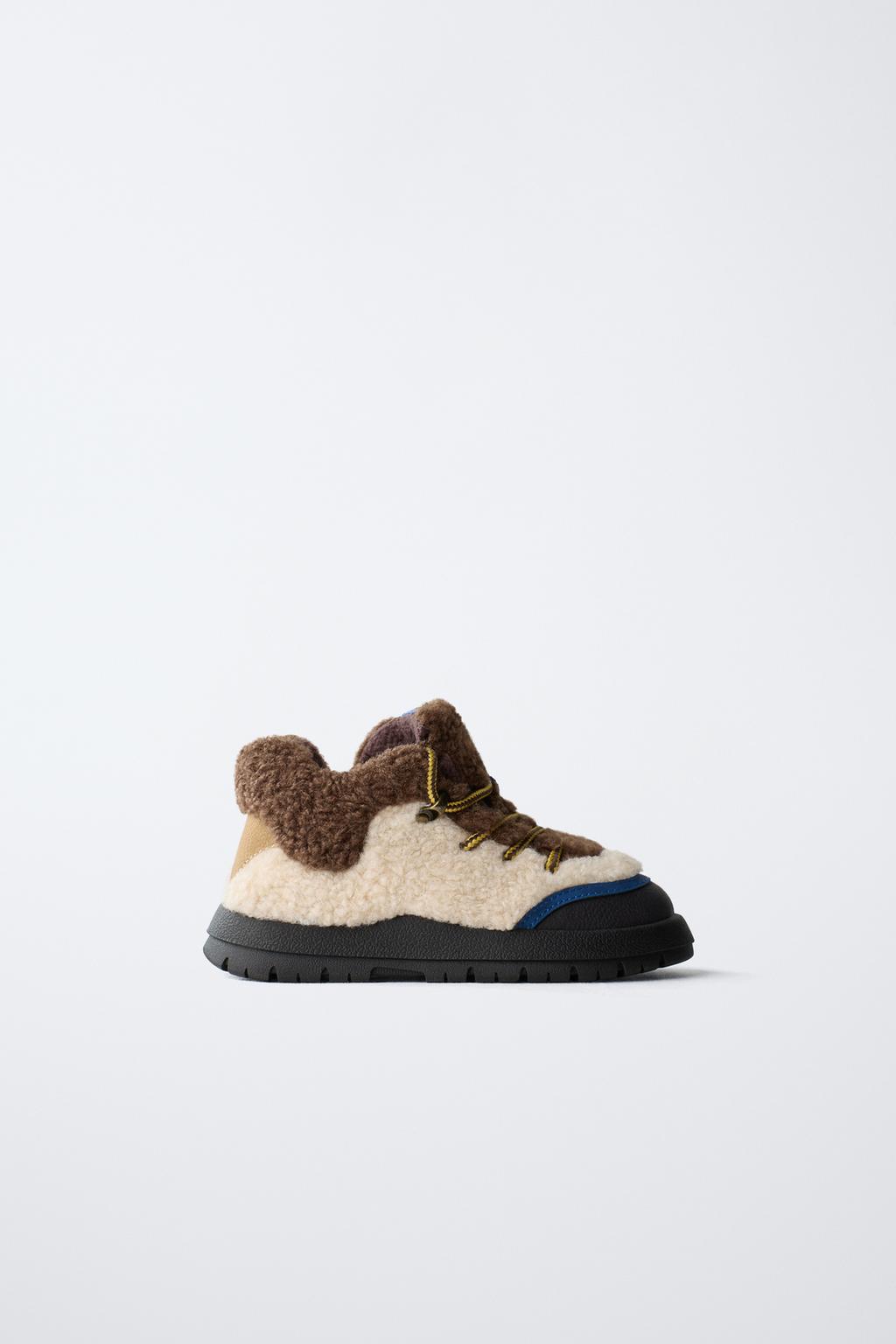 БОТИНКИ ИЗ ИСКУССТВЕННОЙ ОВЧИНЫ