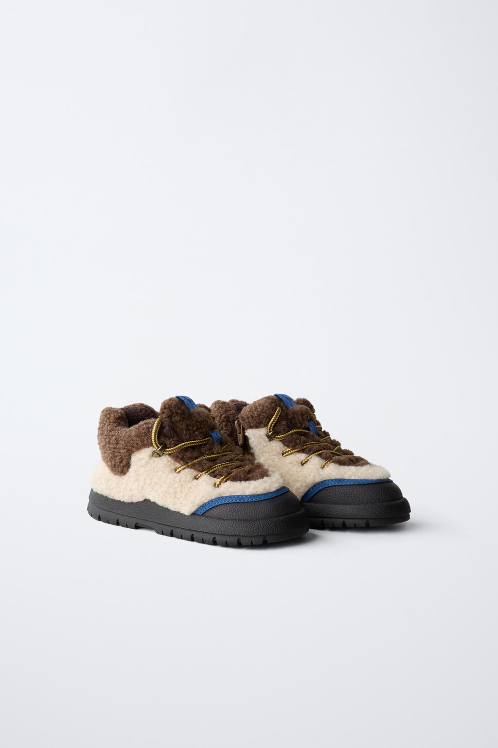 БОТИНКИ ИЗ ИСКУССТВЕННОЙ ОВЧИНЫ