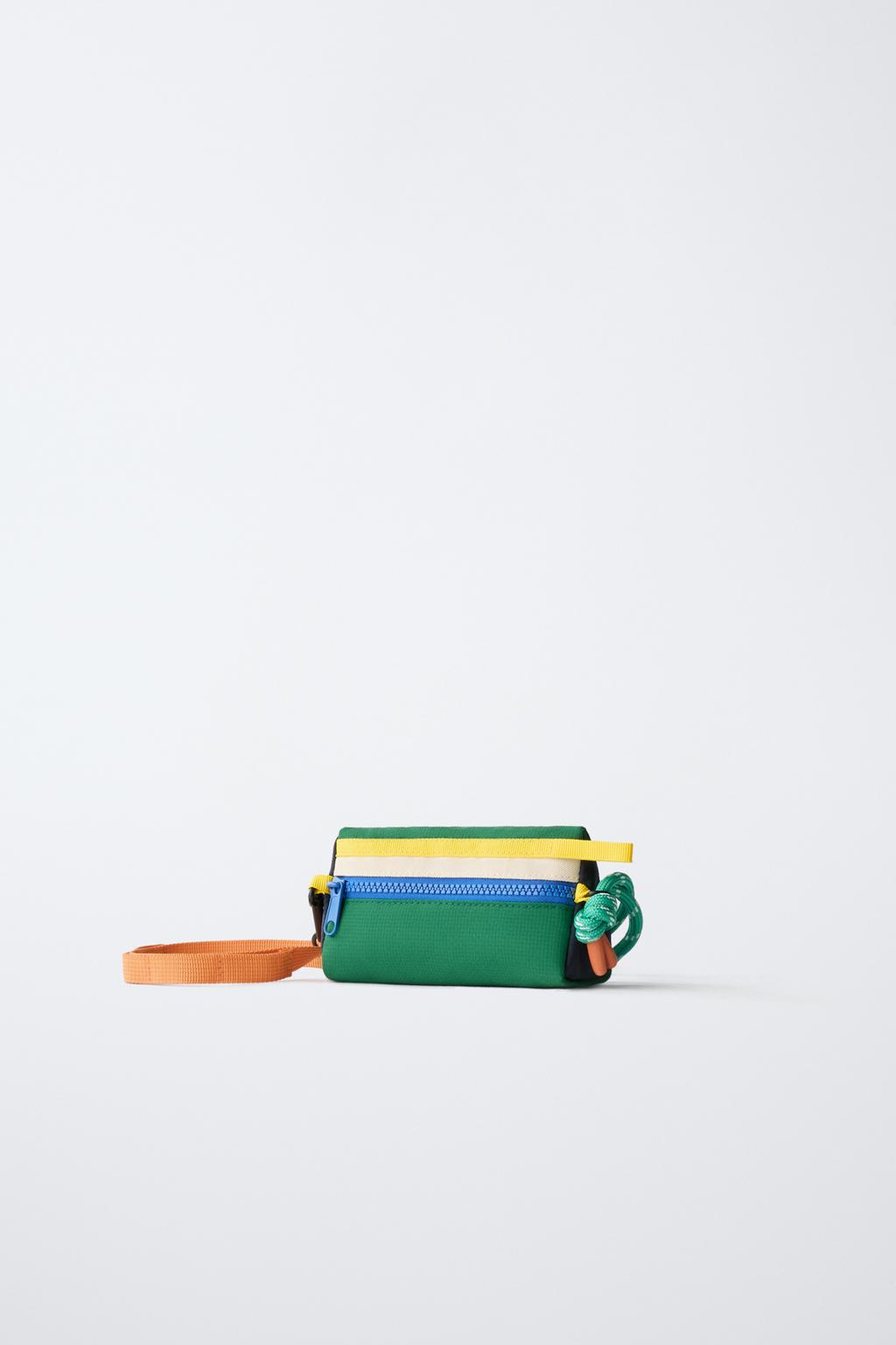 РАЗНОЦВЕТНАЯ СУМКА С ПЛЕЧЕВЫМ РЕМНЕМ