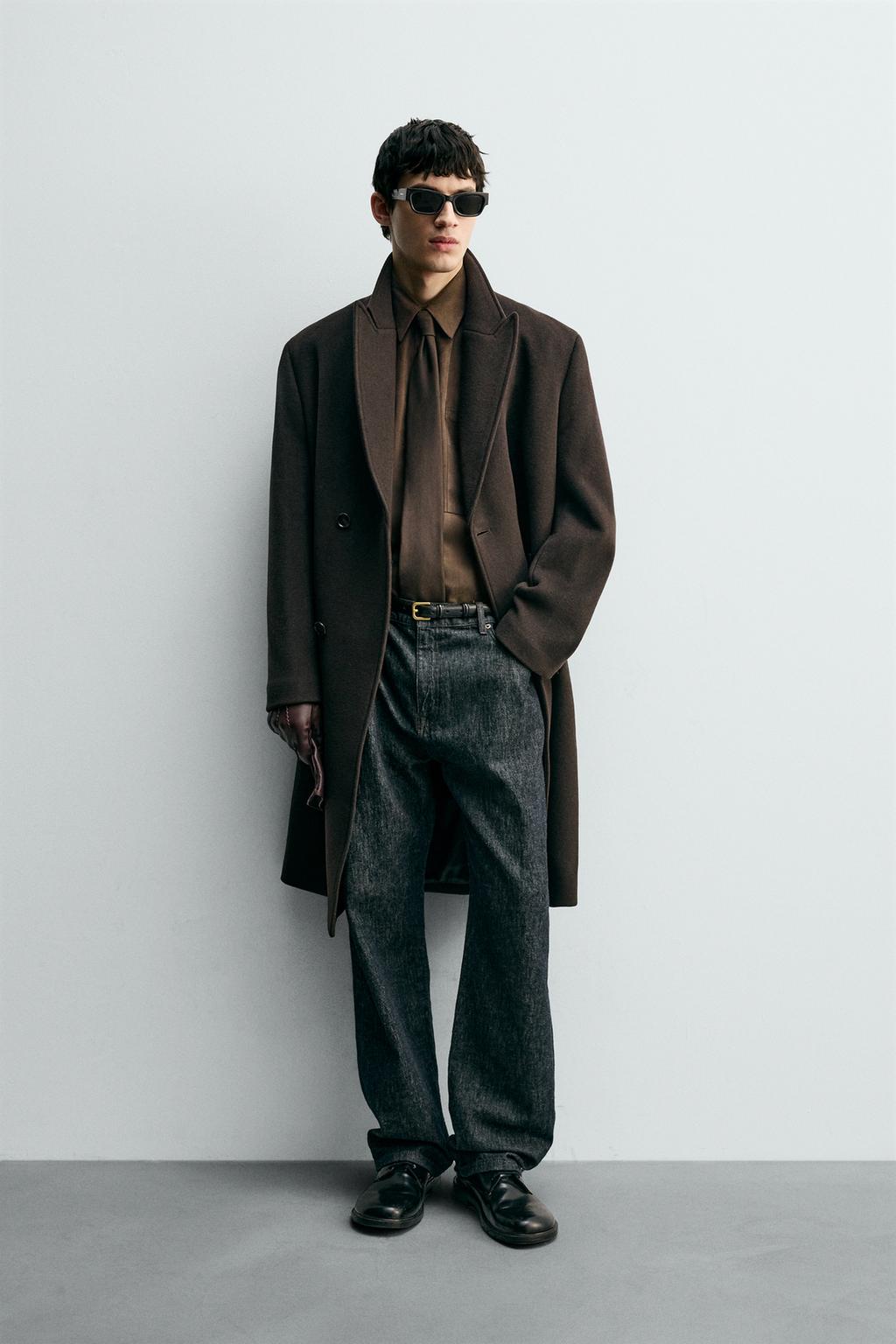 ДВУБОРТНОЕ ПАЛЬТО ИЗ ШЕРСТИ