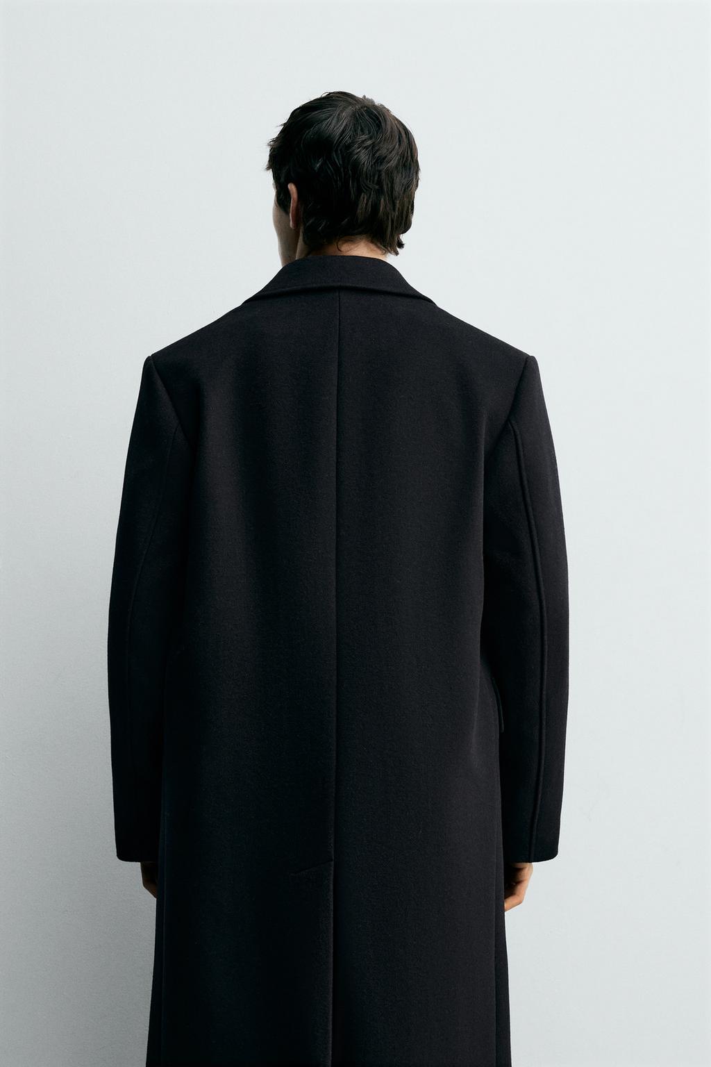 ДВУБОРТНОЕ ПАЛЬТО ИЗ ШЕРСТИ