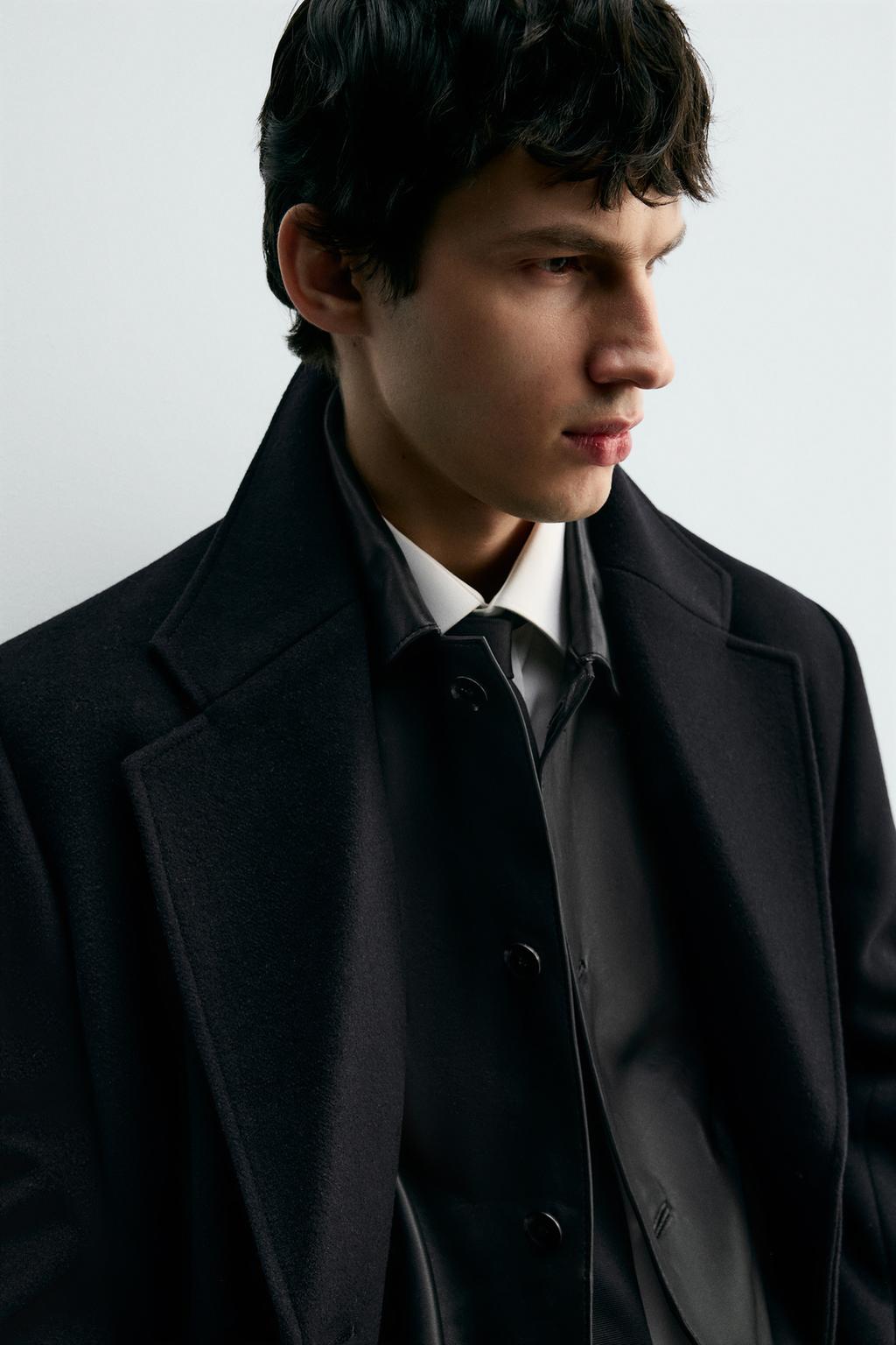 ДВУБОРТНОЕ ПАЛЬТО ИЗ ШЕРСТИ