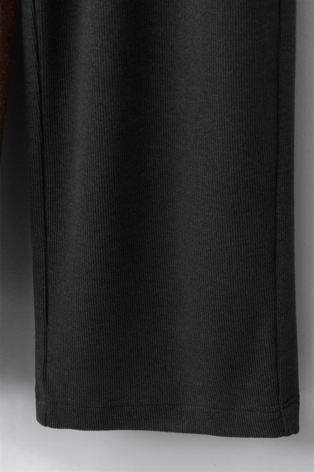 БРЮКИ WIDE LEG ИЗ МЯГКОЙ ТКАНИ