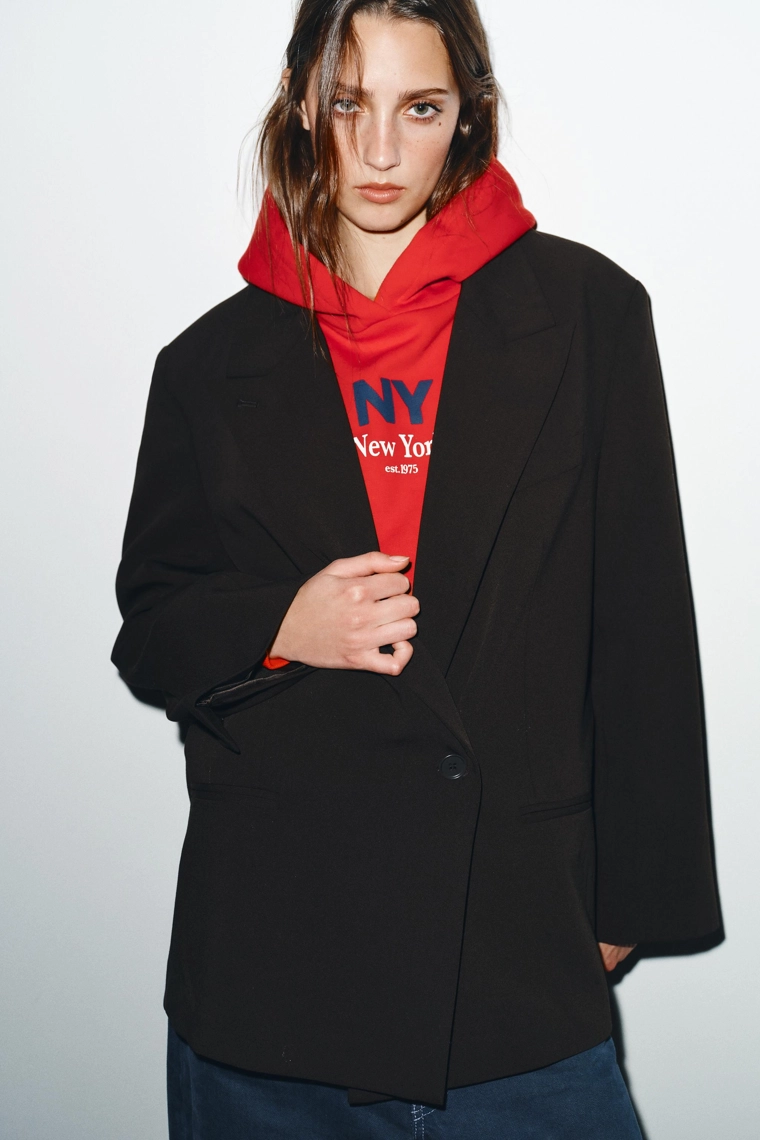 ДВУБОРТНЫЙ БЛЕЙЗЕР ОВЕРСАЙЗ