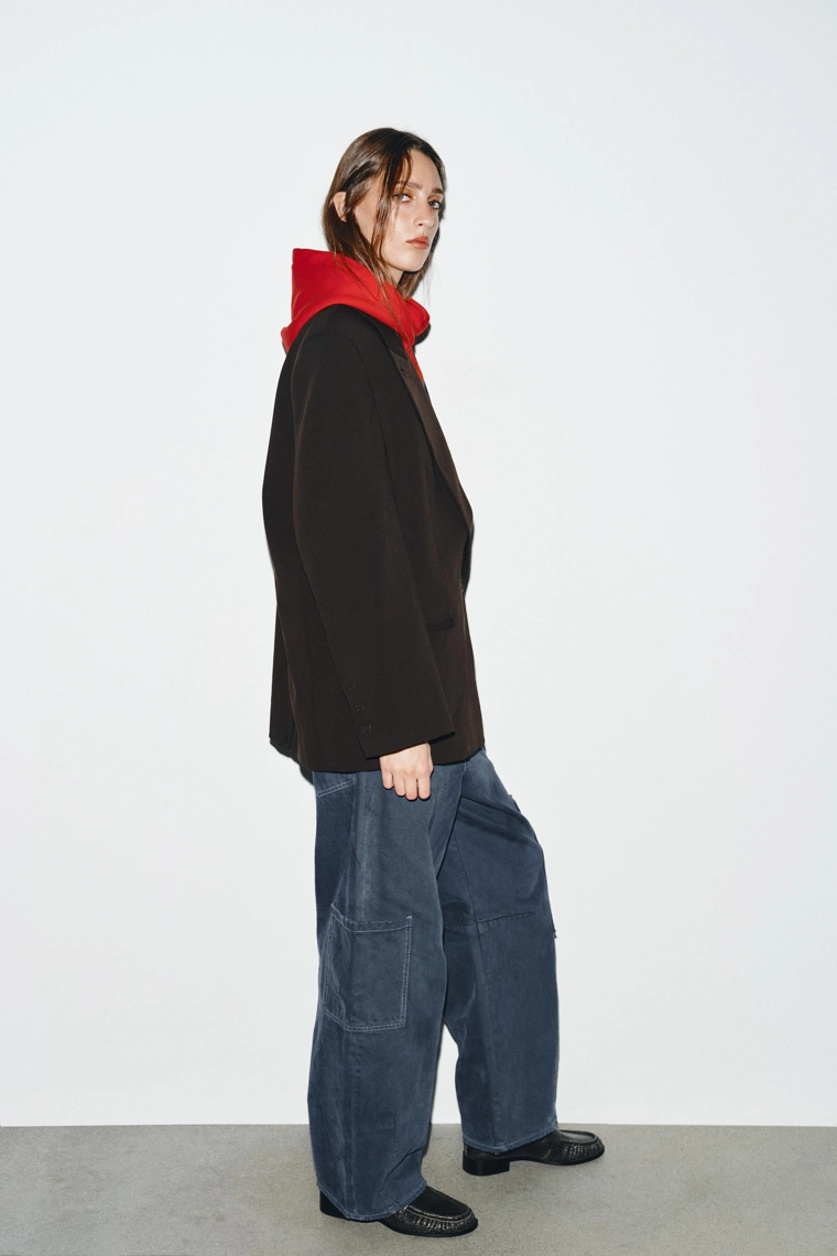 ДВУБОРТНЫЙ БЛЕЙЗЕР ОВЕРСАЙЗ